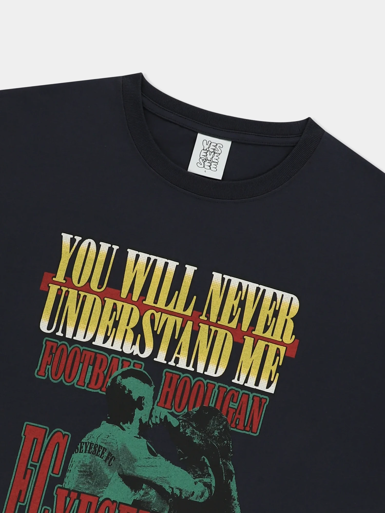 Футболка YESEYESEE Y.E.S Hooligan Tee Charcoal