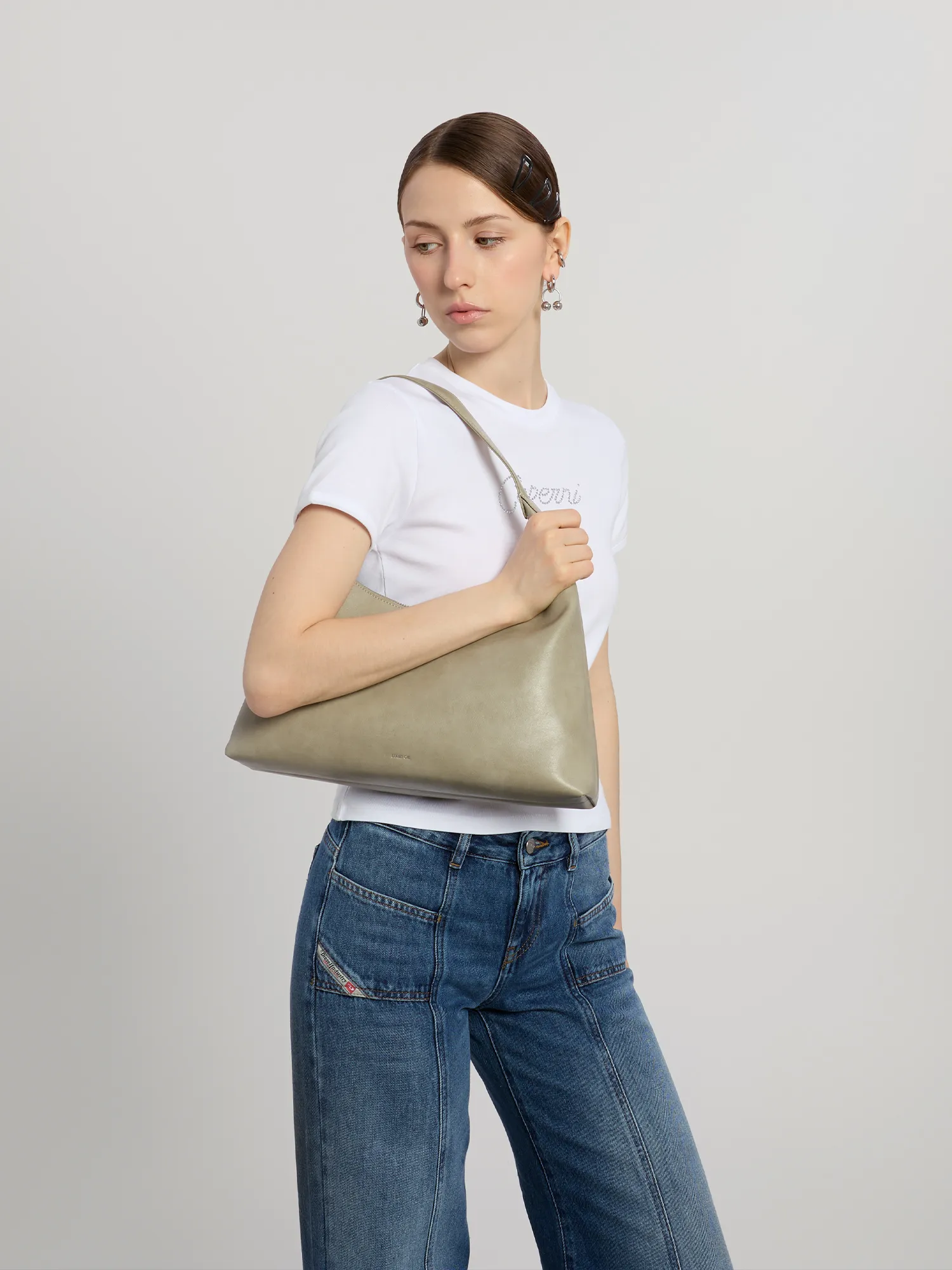 Женская сумка STAND OIL Plump Bag Light Khaki