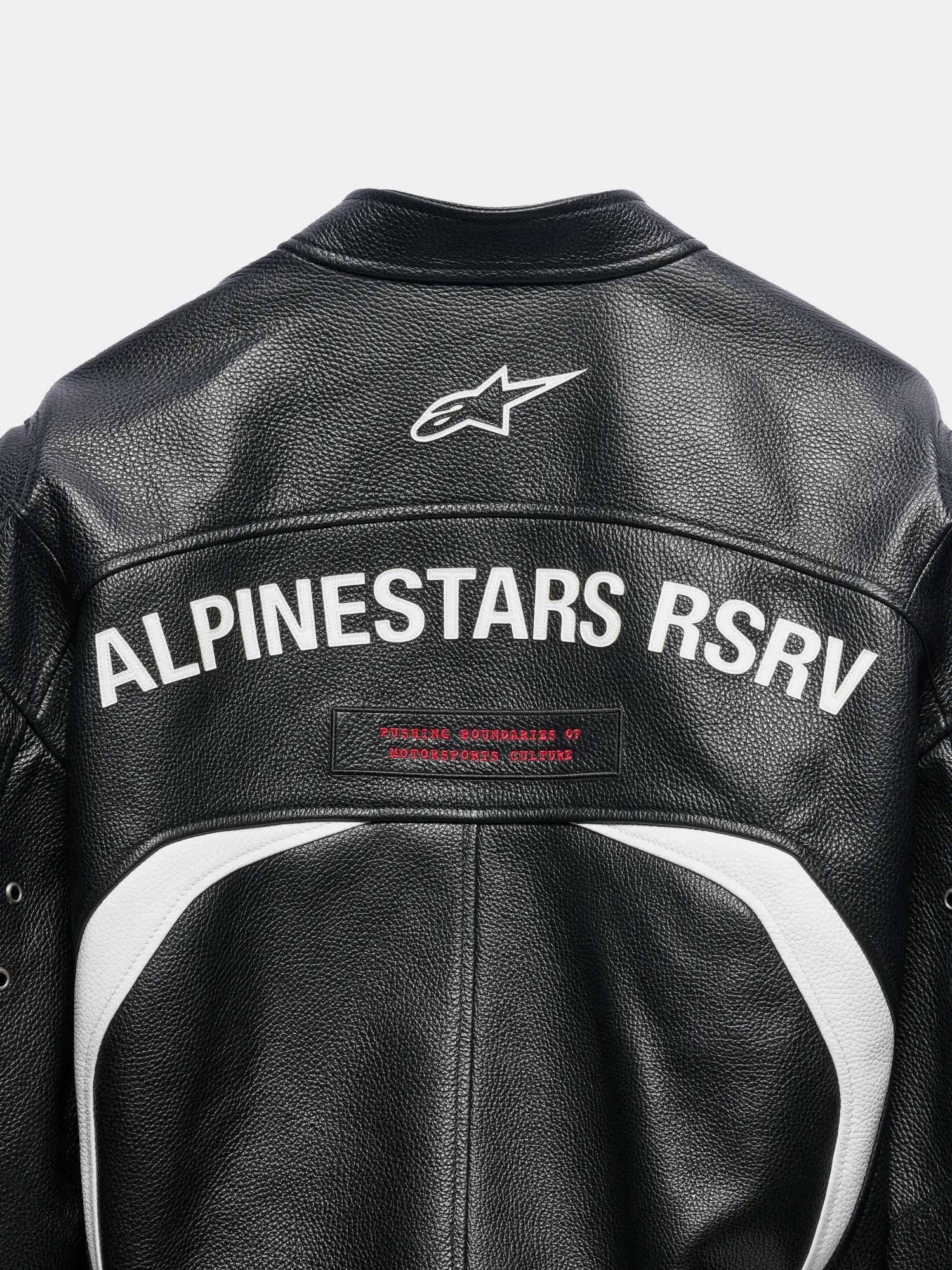 Кожаная куртка ALPINESTARS RSRV The Chief Bomber Blk/Wh/Red