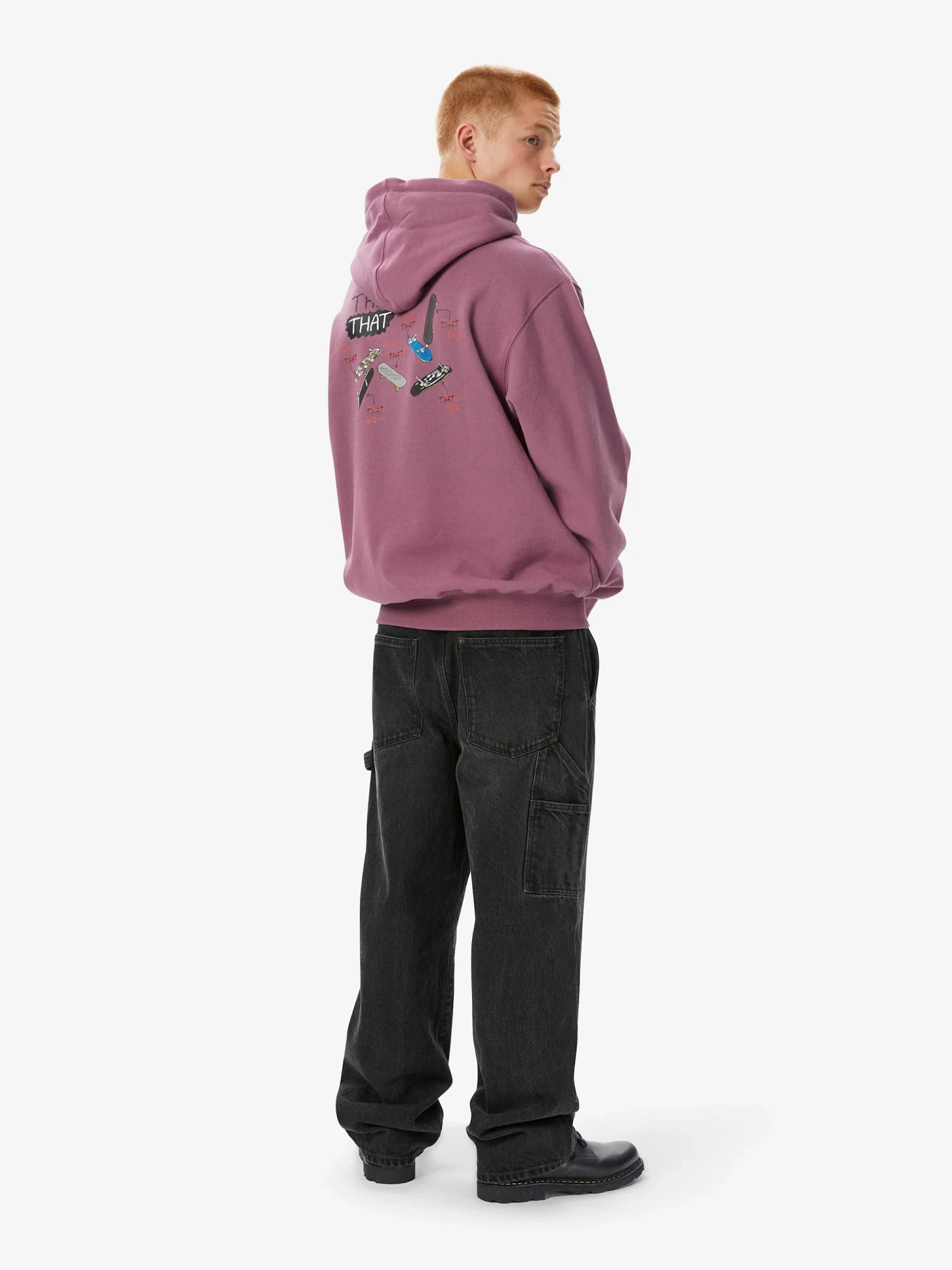 Худи thisisneverthat Thisthat Skate Fuchsia