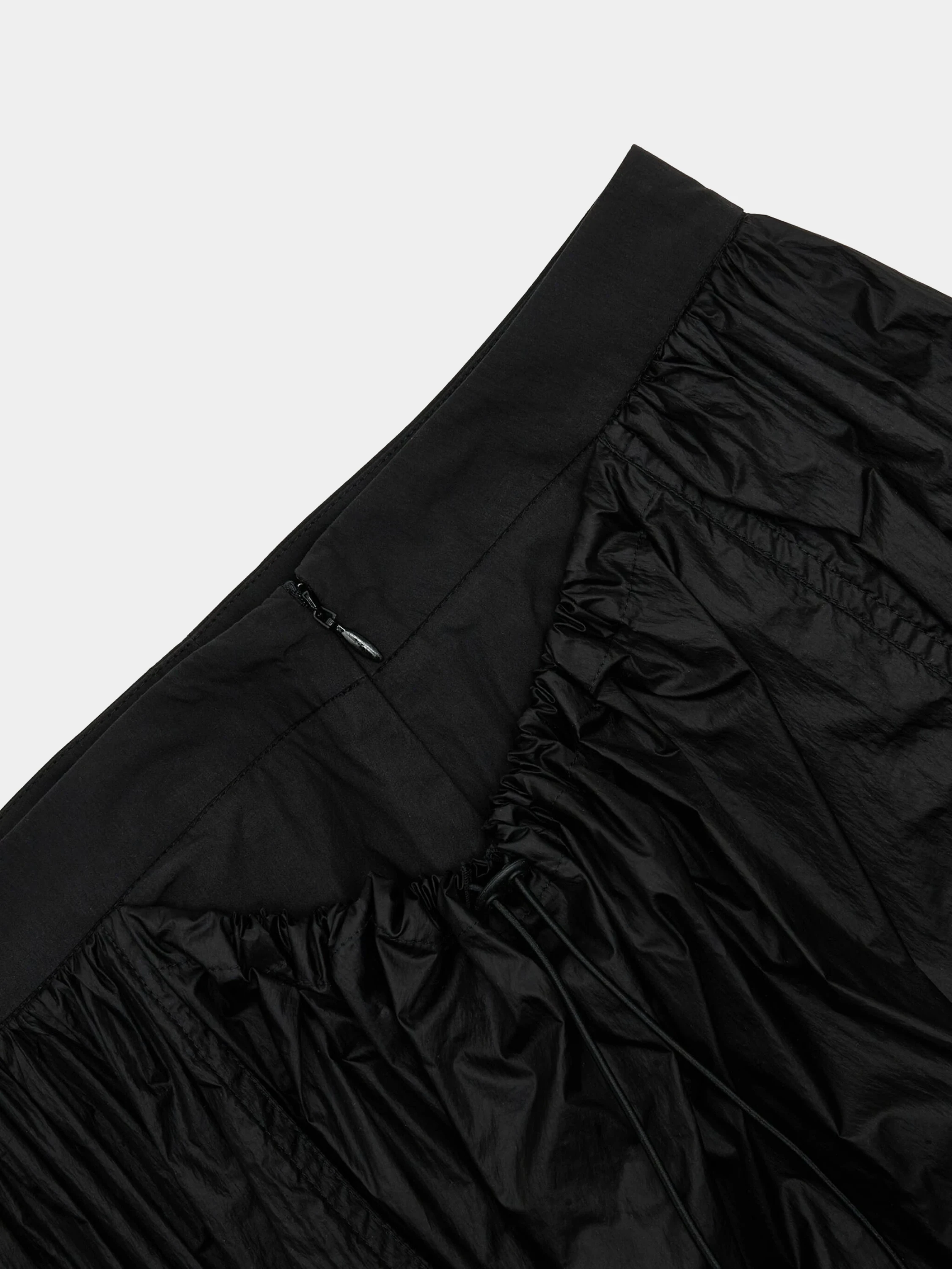 Женская юбка AMOMENTO Layered Shirring Skirt Black