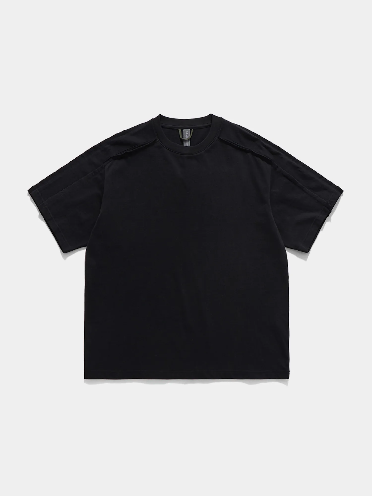 Футболка UNAFFECTED Raw Edge Cut Black