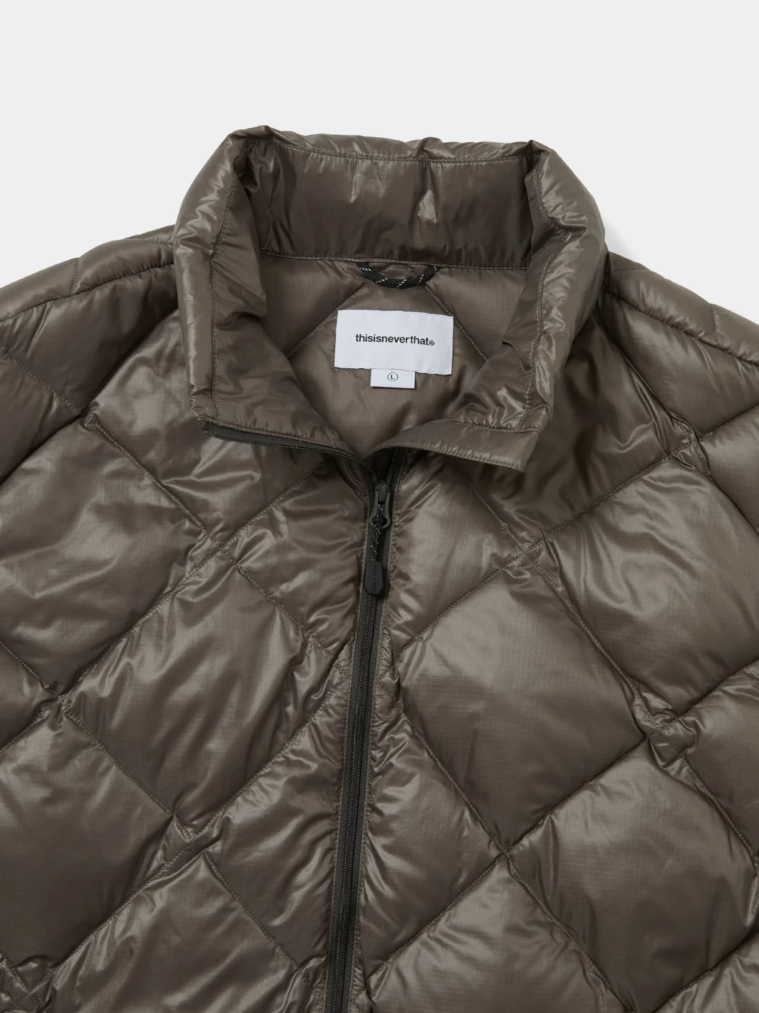 Жилет thisisneverthat Pertex Light Down Vest Brown