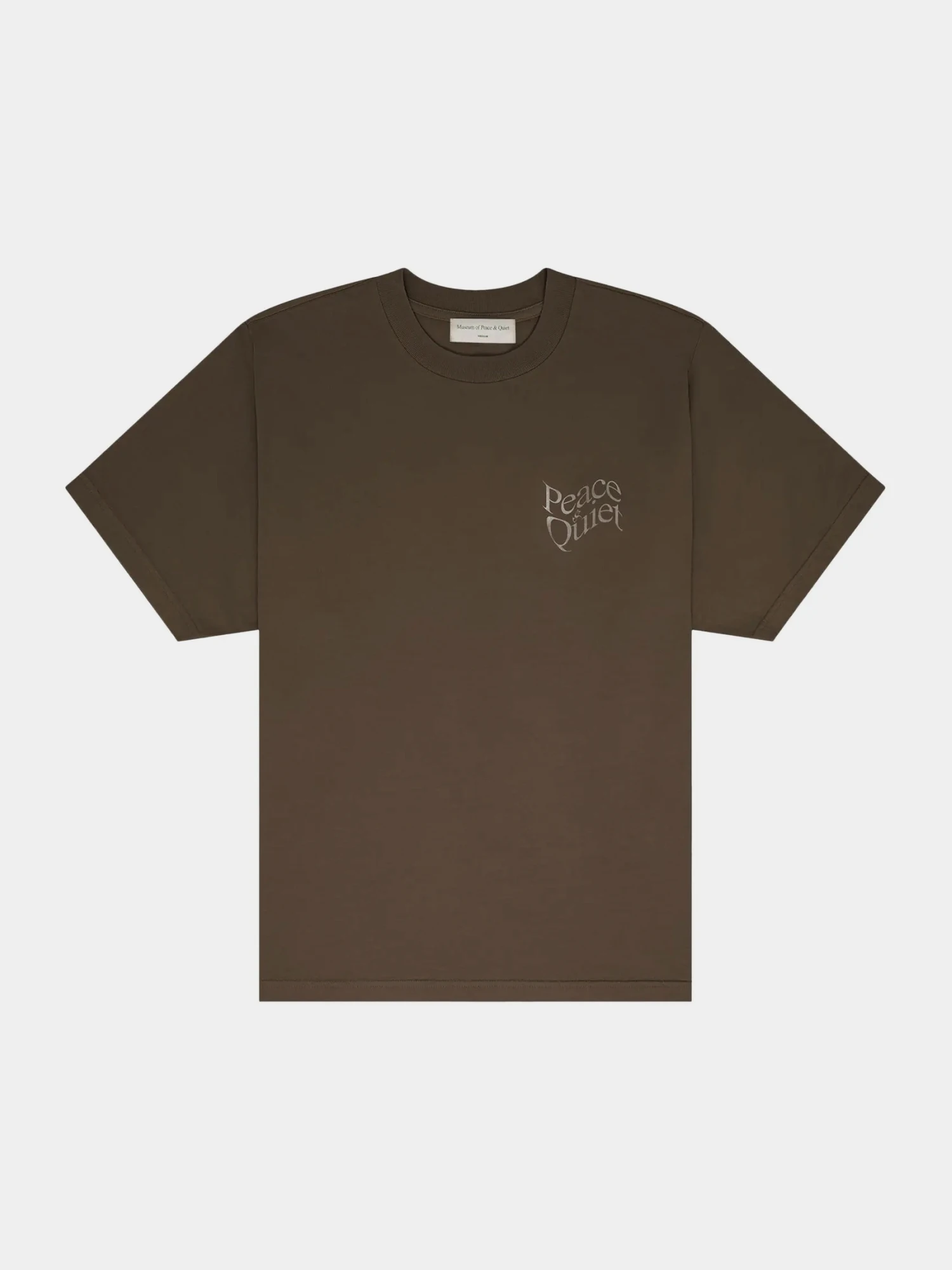 Футболка MUSEUM OF PEACE & QUIET Wordmark T-Shirt Coffee