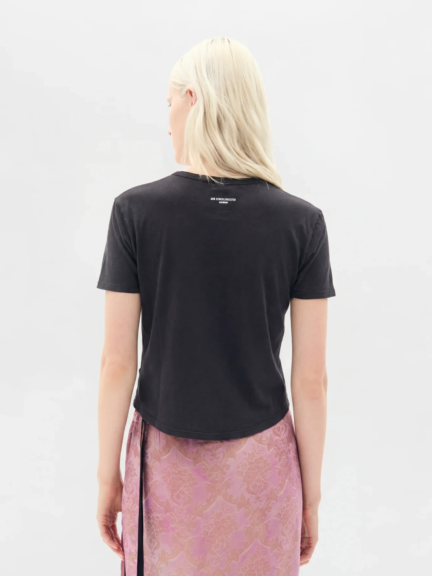 Женская футболка Ann Demeulemeester Floor Electric Kiss Black