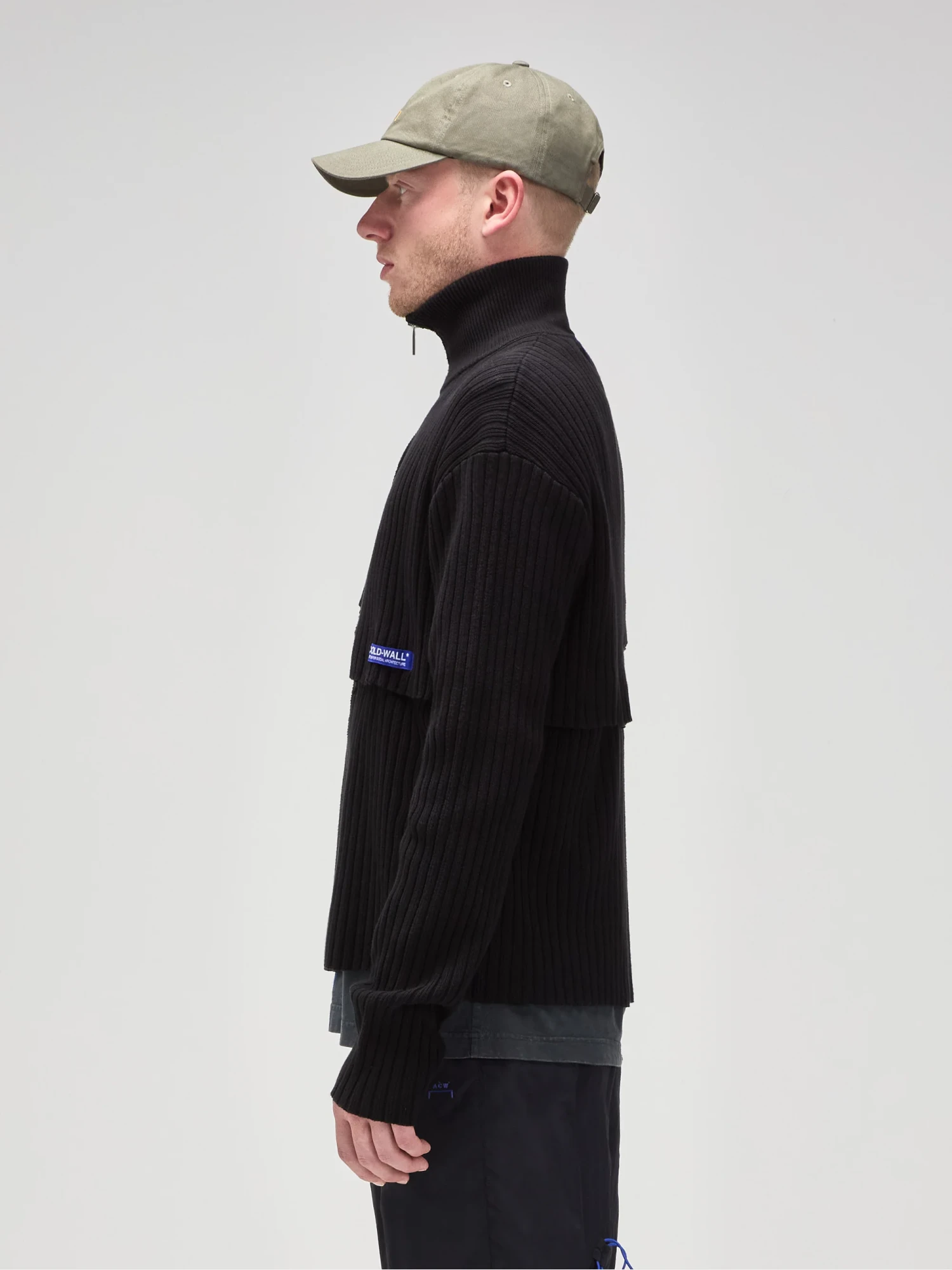 Кардиган A-COLD-WALL* Panel Knit Black