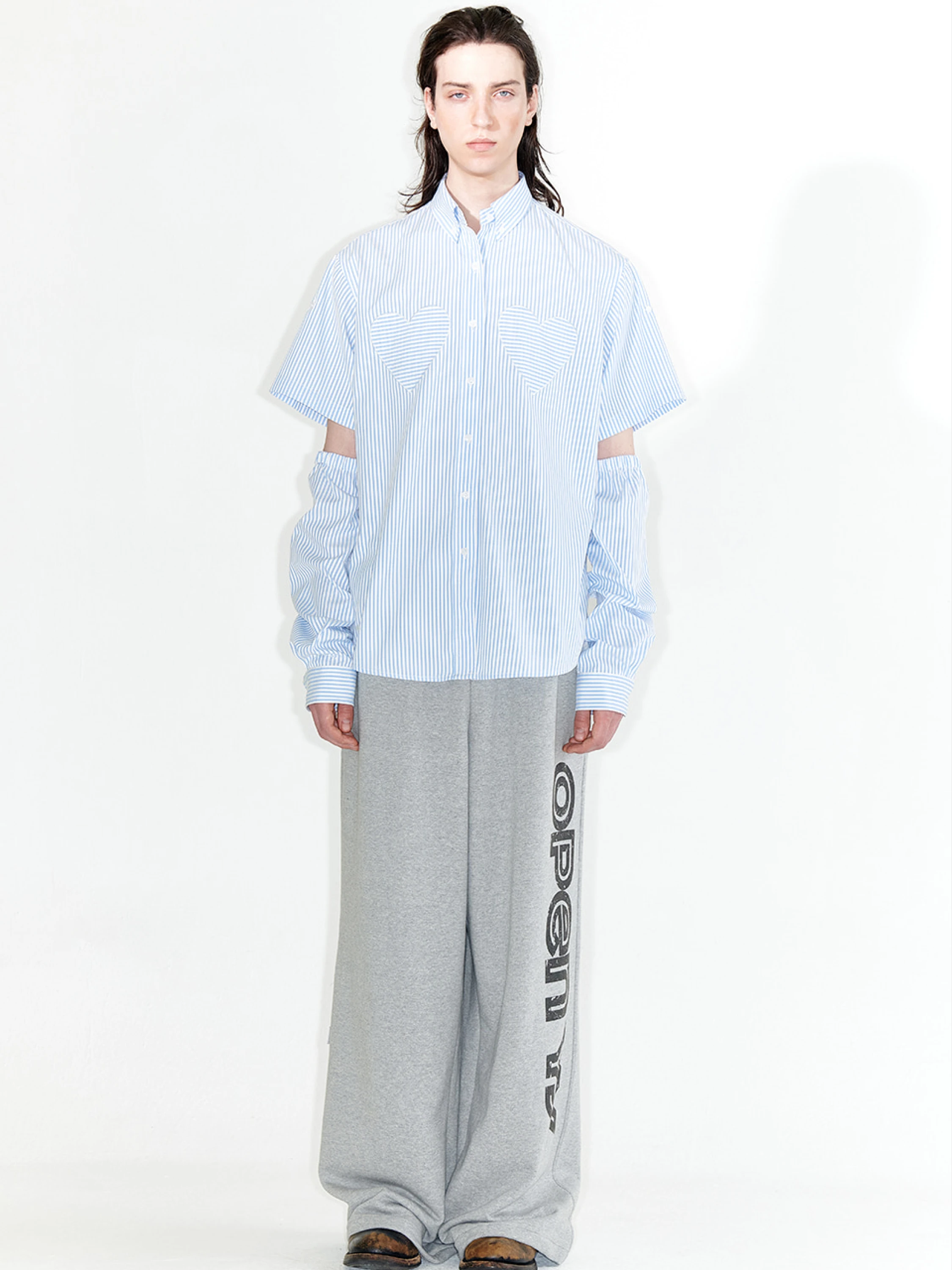 Рубашка OPEN YY Sleeve Protector Shirt Blue