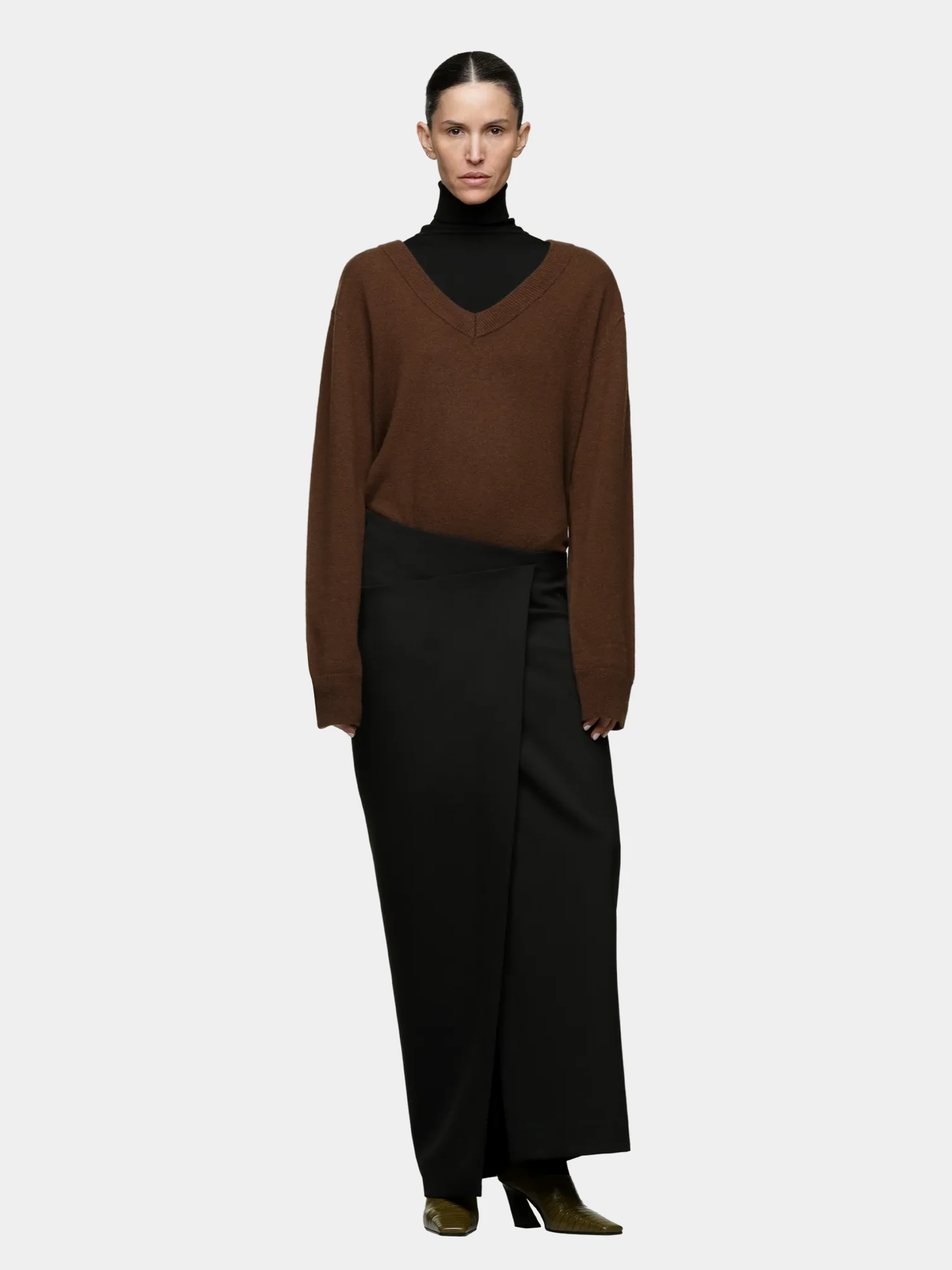 Женская юбка entire studios Wrap Black Wool