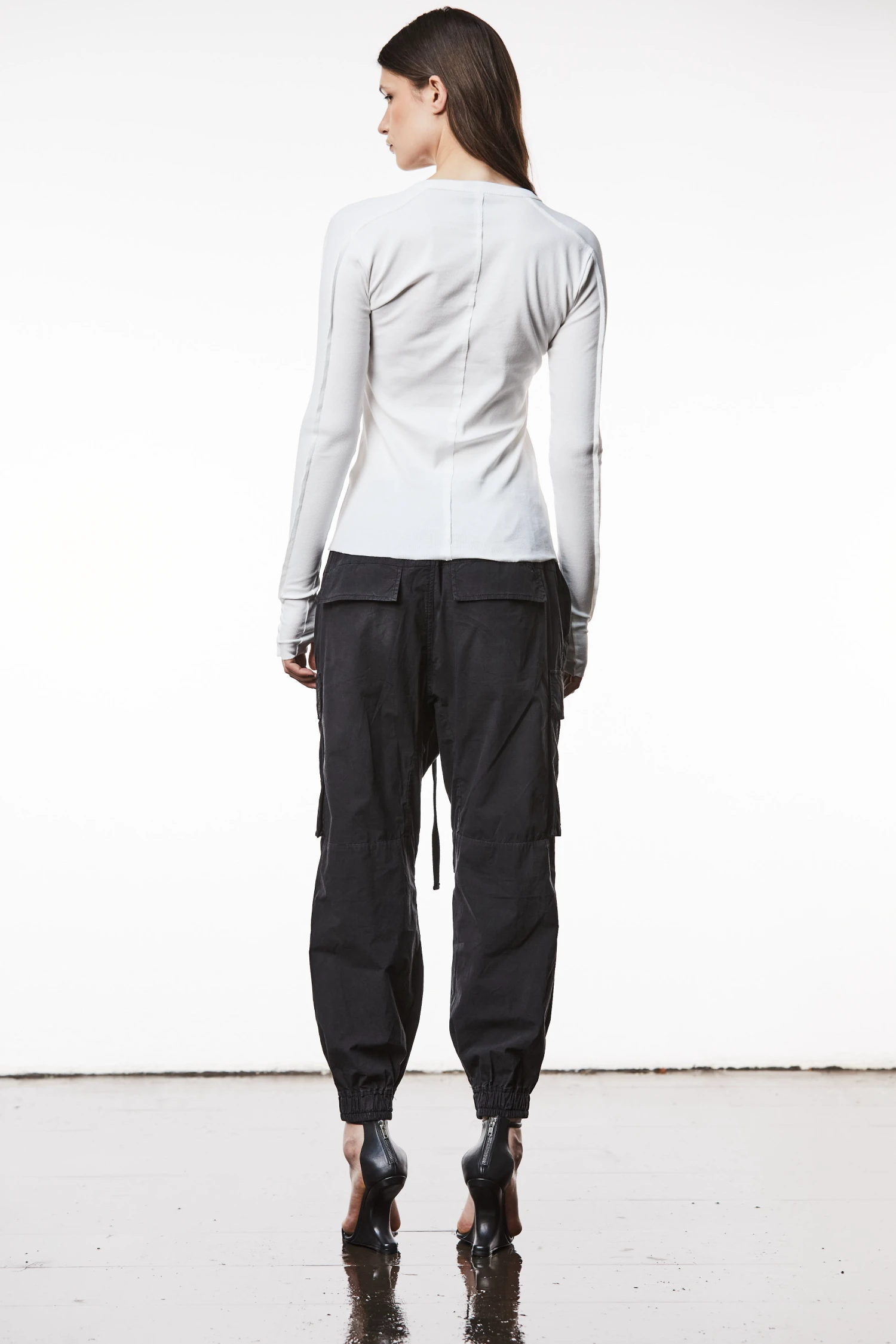 Лонгслив thom/krom W TS 561 Off White