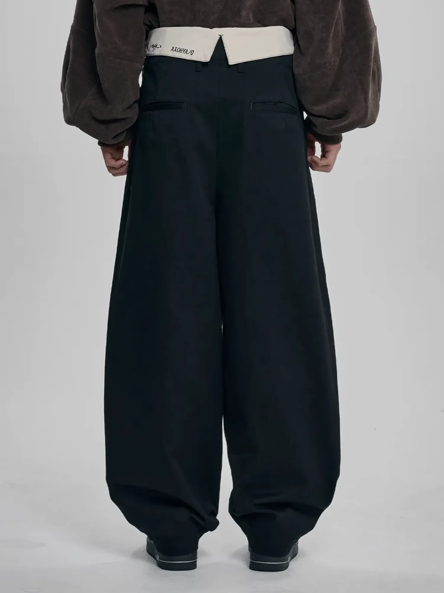 Брюки AJOBYAJO High Waist Oversized Black