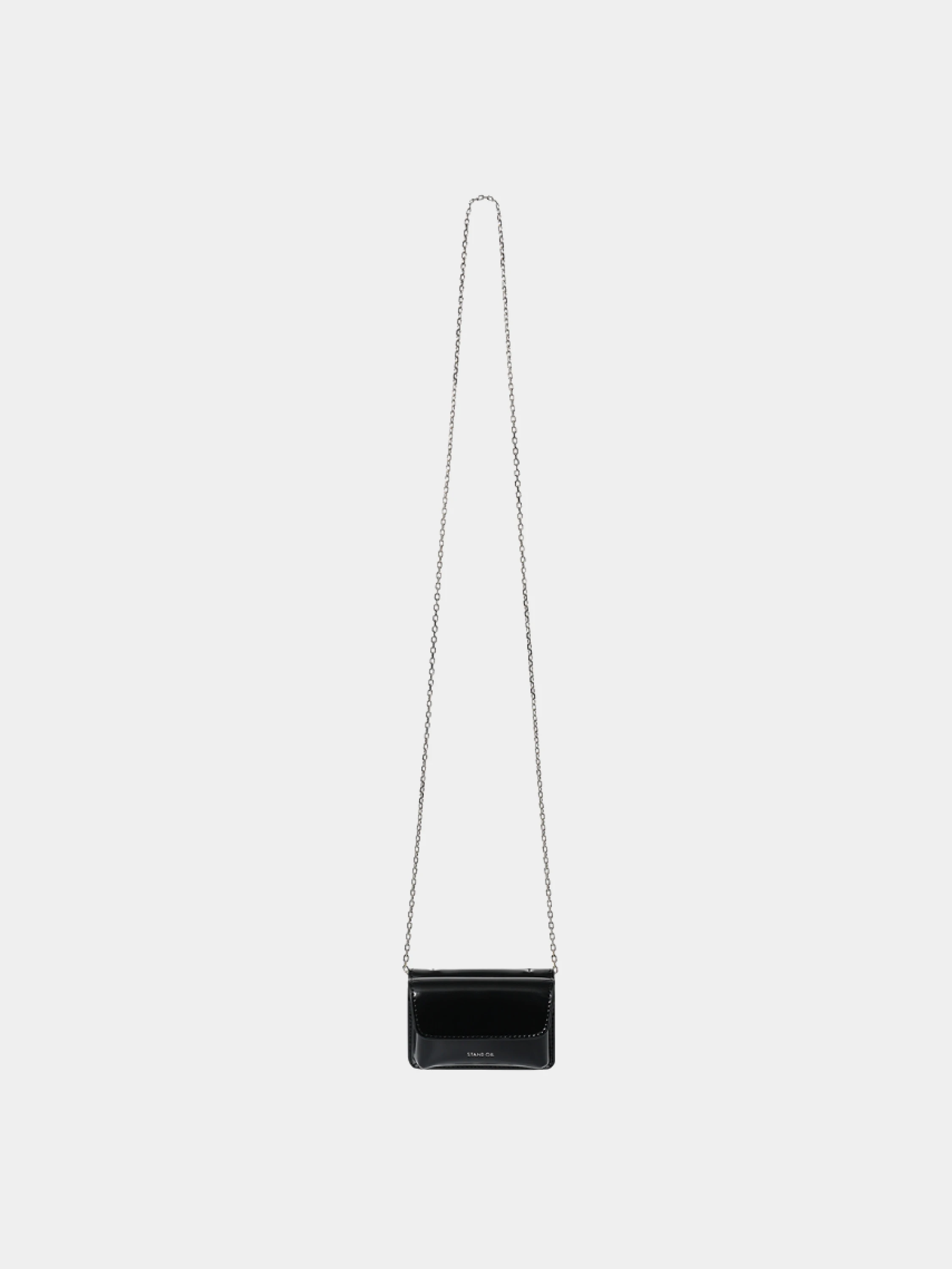 Женская сумка STAND OIL Chubby Wallet Glossy Black