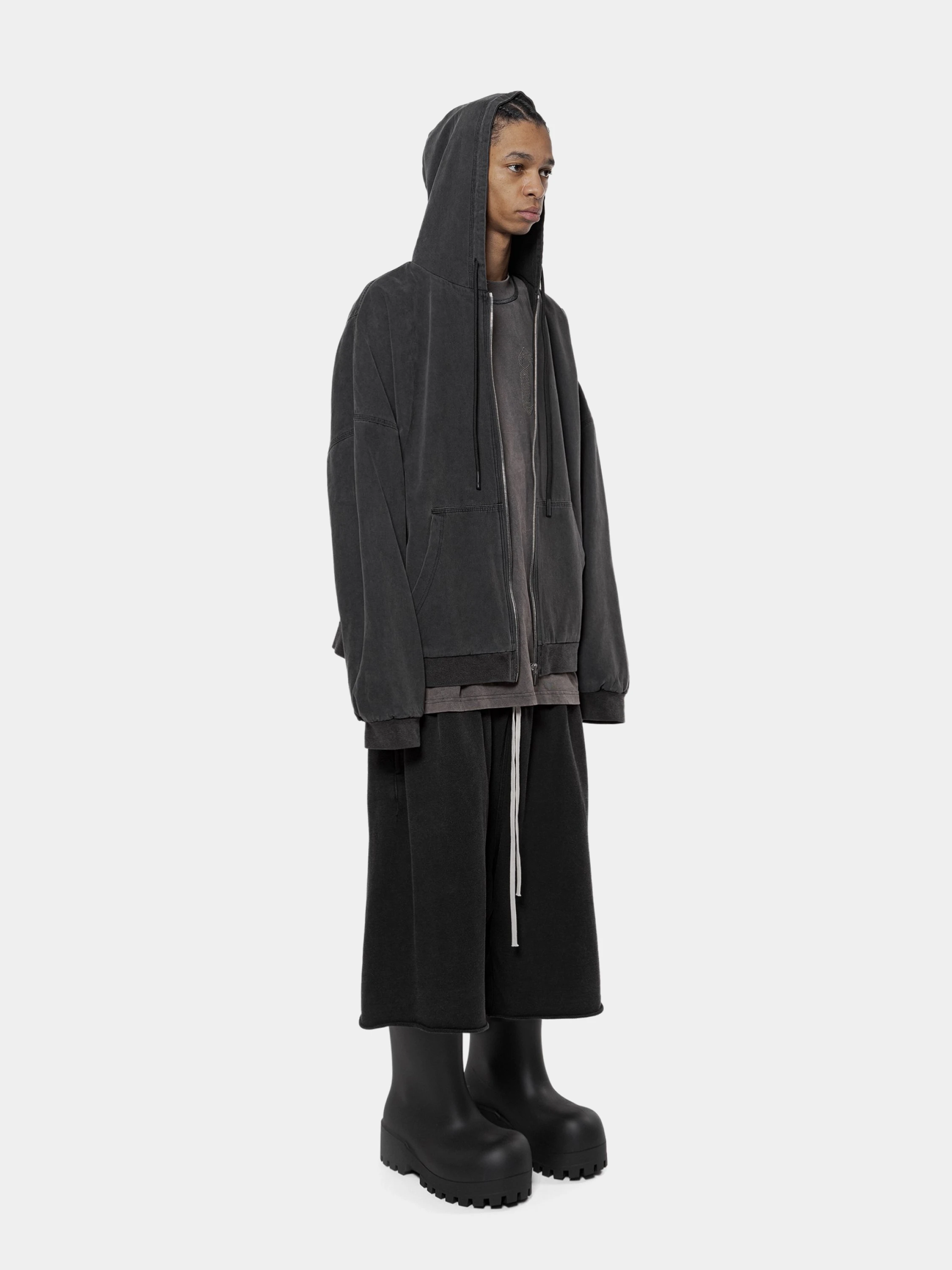Зип-худи ARNODEFRANCE Zip Canvas Vintage Black