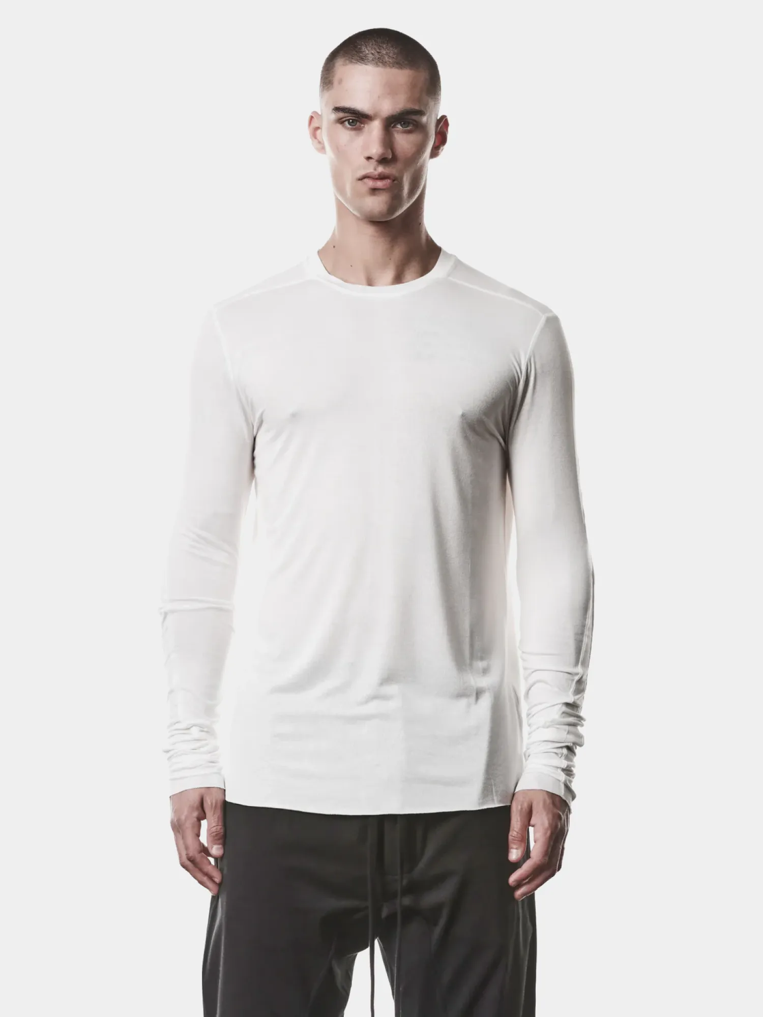 Лонгслив thom/krom M TS 953 Off White