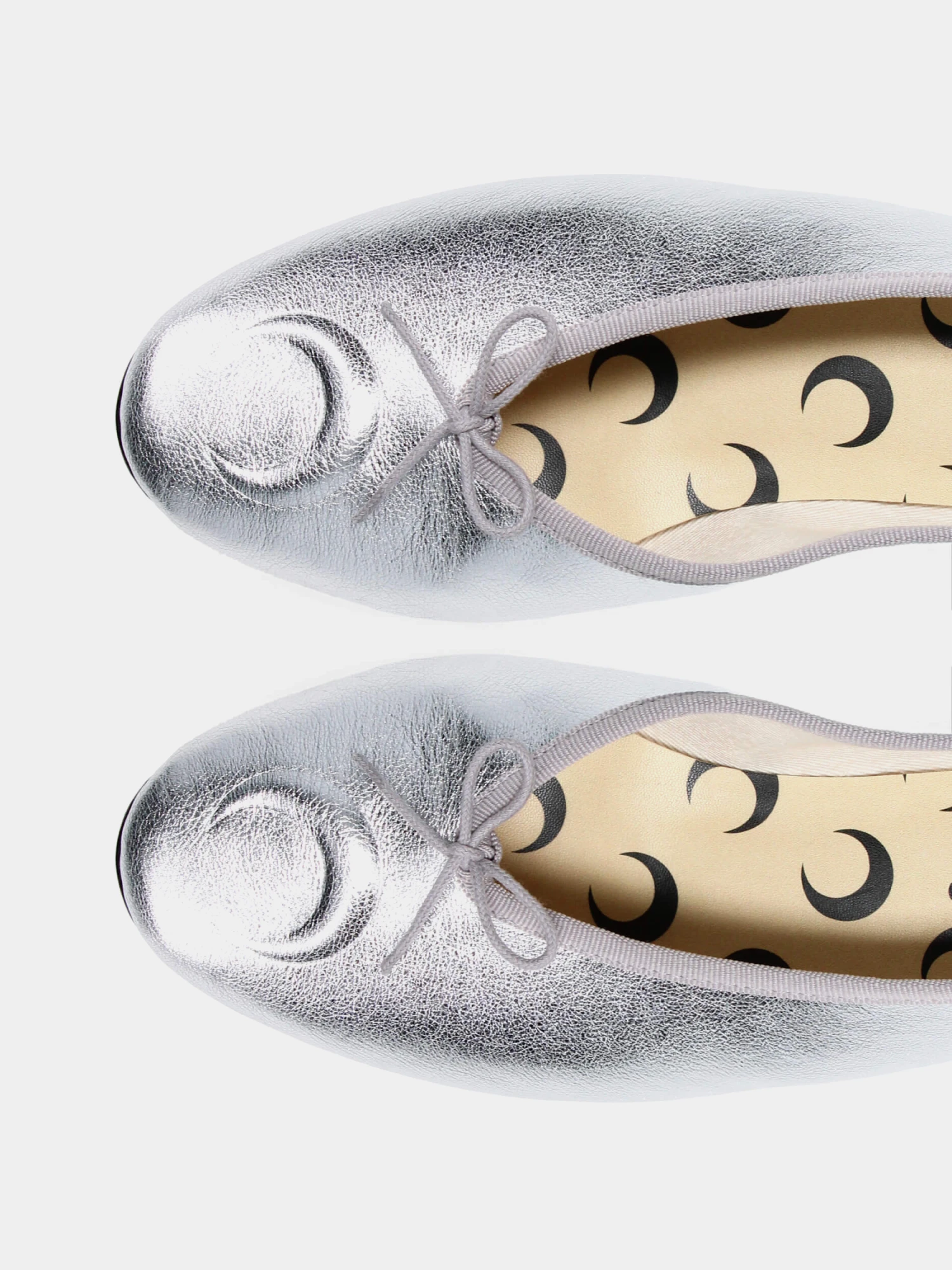 Женские балетки Marine Serre x Repetto Lilouh Ballet Flats Silver