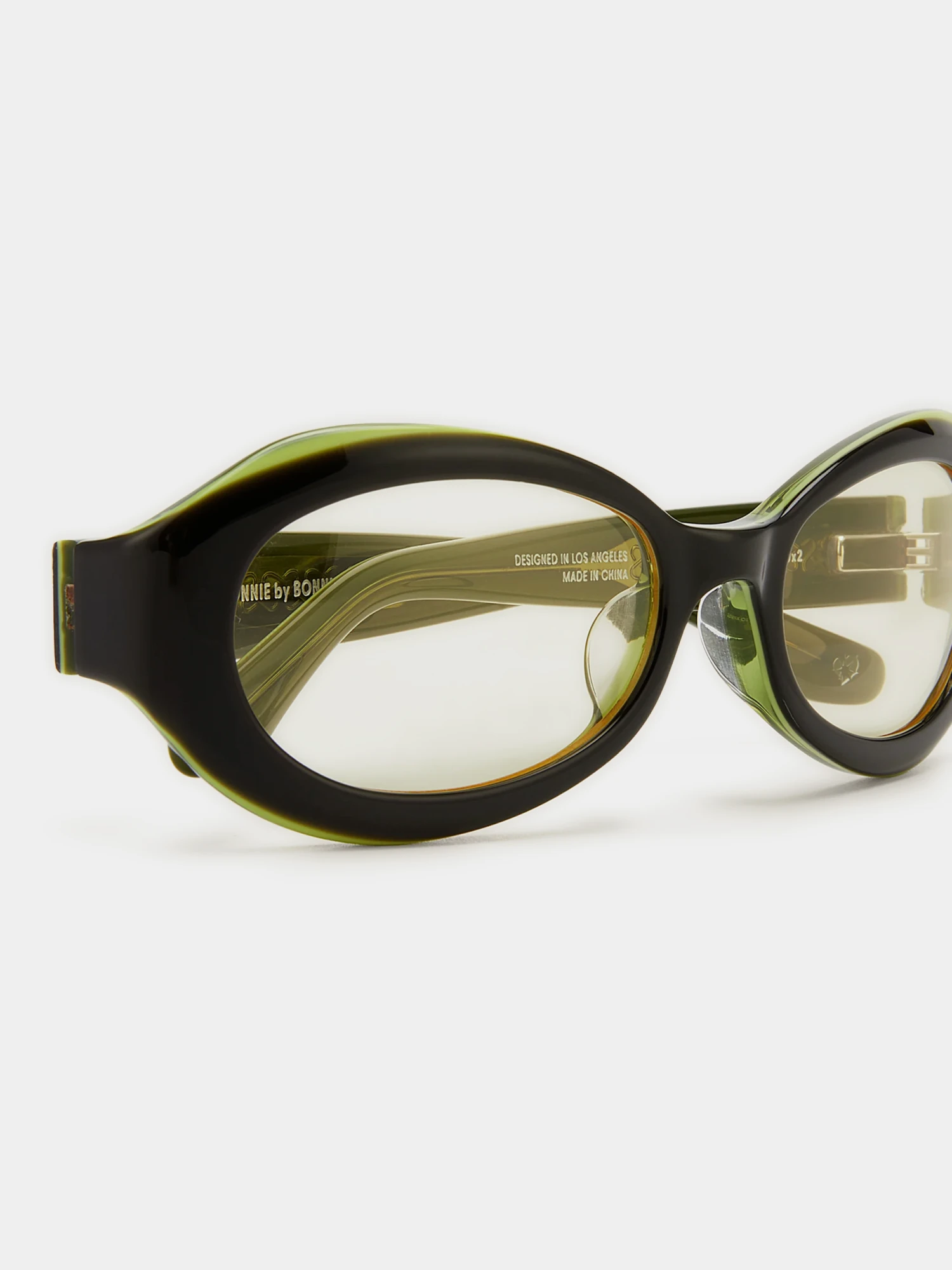 Очки Bonnie Clyde XOXOx2 Dark Green & Yellow Tint