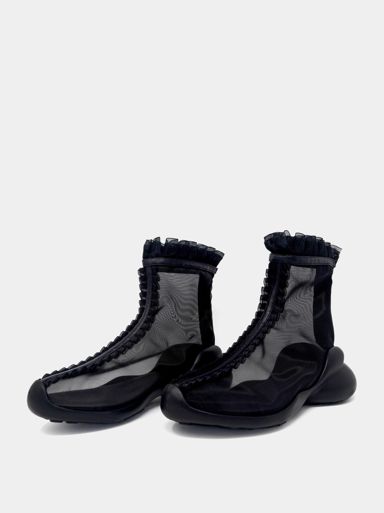 Женские сапоги Collina Strada Mesh Rufl Boots Black