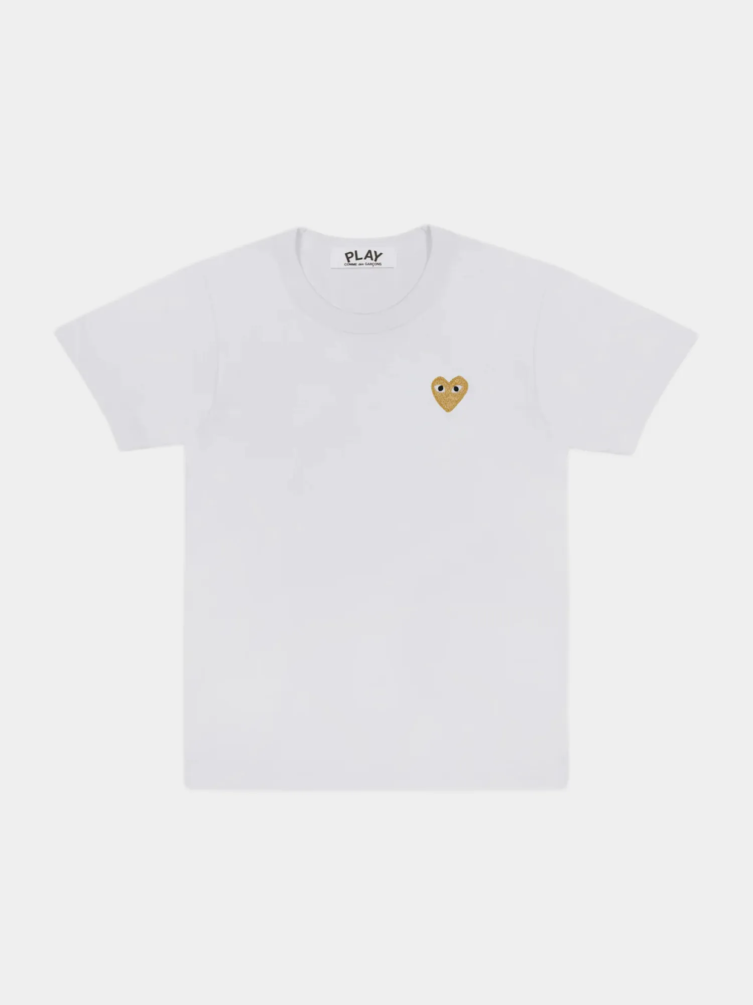 Футболка Comme des Garçons PLAY Gold Heart White