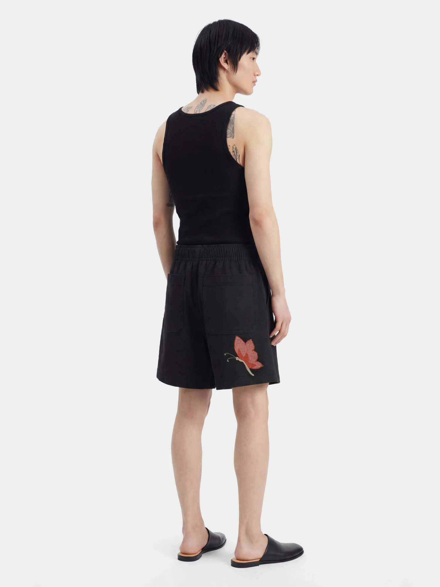 Шорты lorenz Papillon Hand Embroidered Black