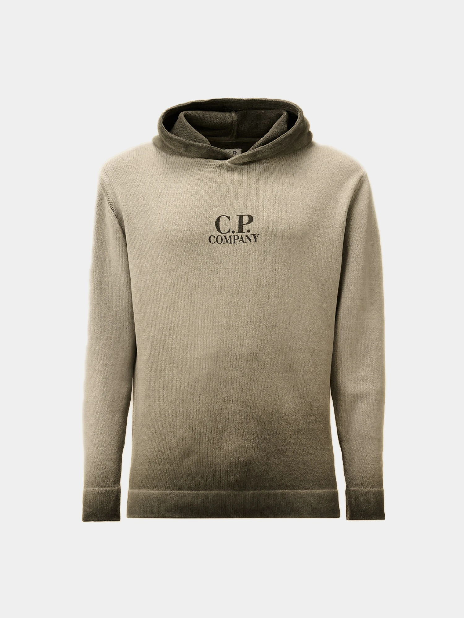 Худи C.P. Company Chenille Cotton Smoked Pearl
