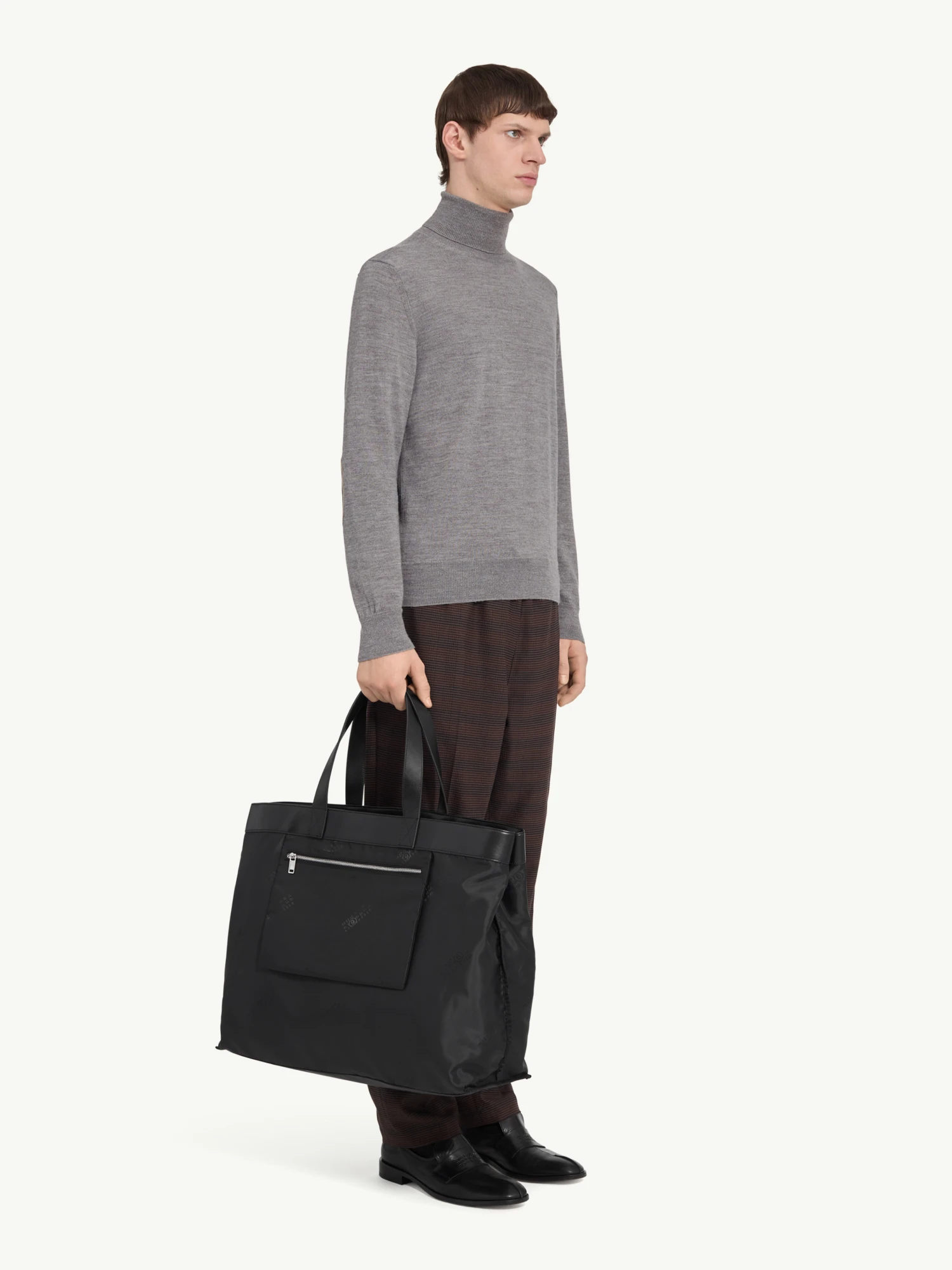Свитер MM6 Maison Margiela Elbow Patch Grey Melange