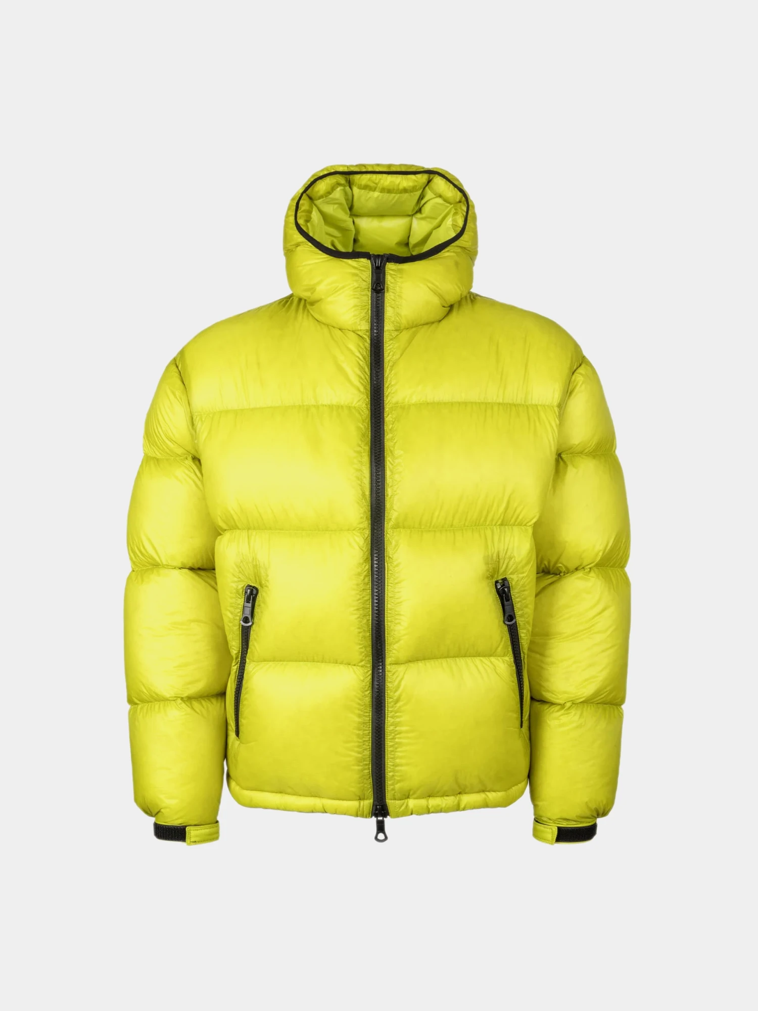 Пуховик MKI MIYUKI ZOKU Translucent Hooded Bubble Chartreuse