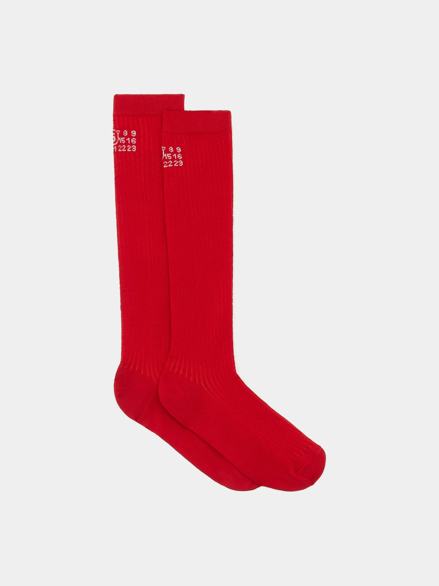 Носки MM6 Maison Margiela Bootleg Red