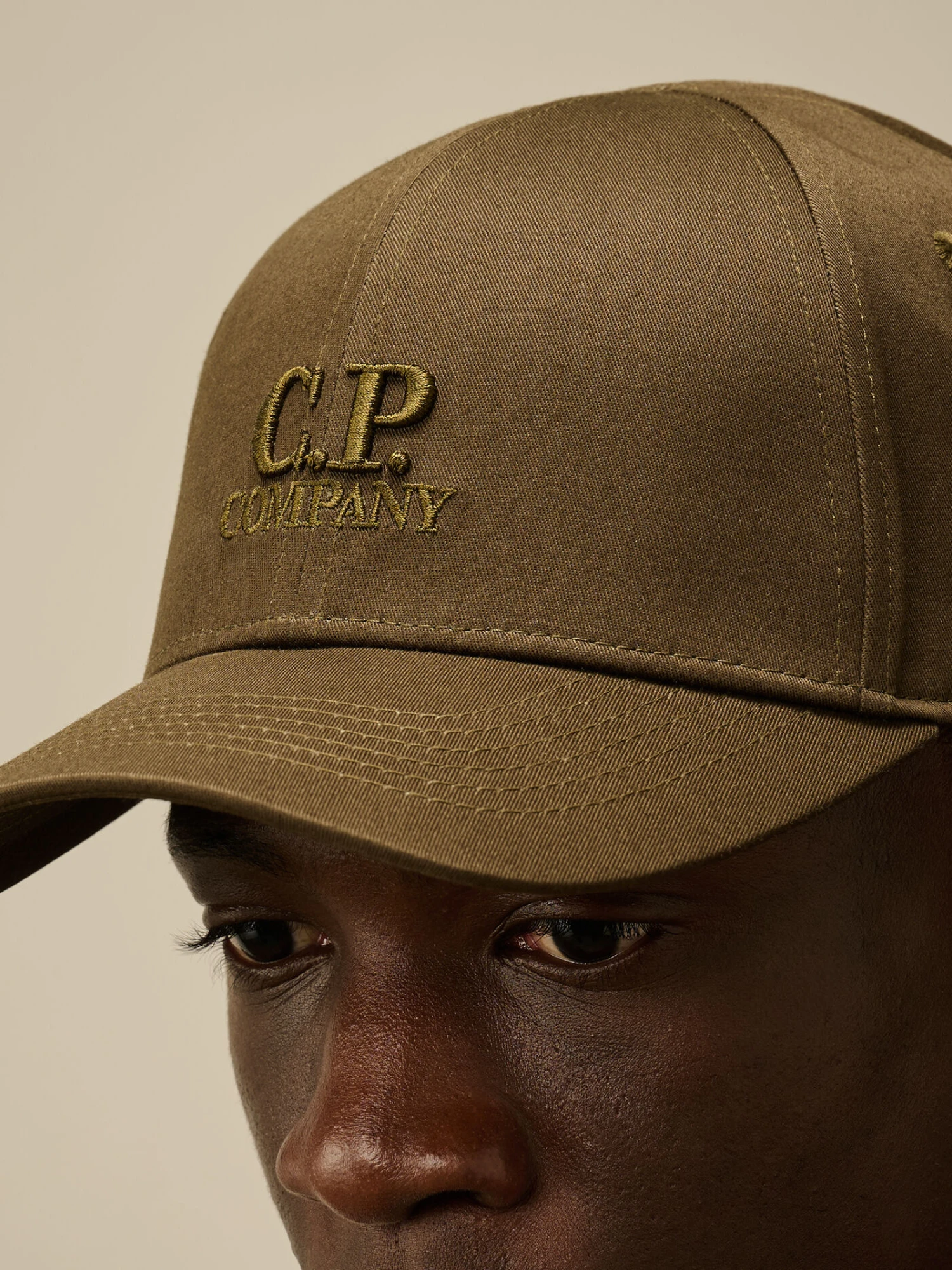 Кепка C.P. Company Gabardine Logo Cap Ivy Green