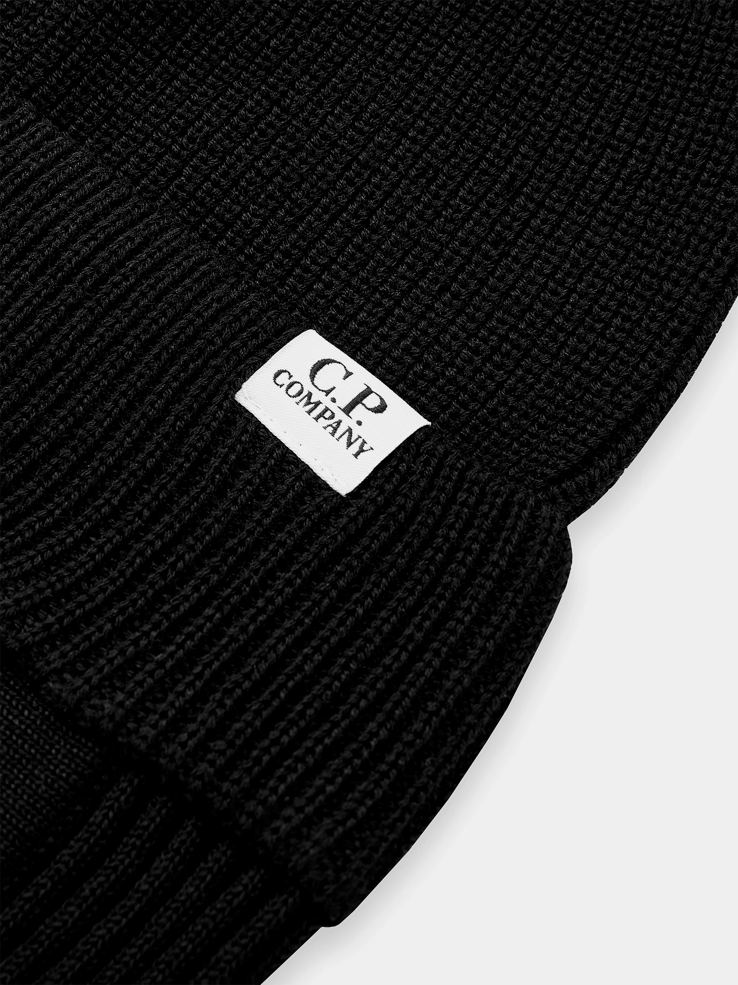 Балаклава C.P. Company Re-Wool Beanie Black
