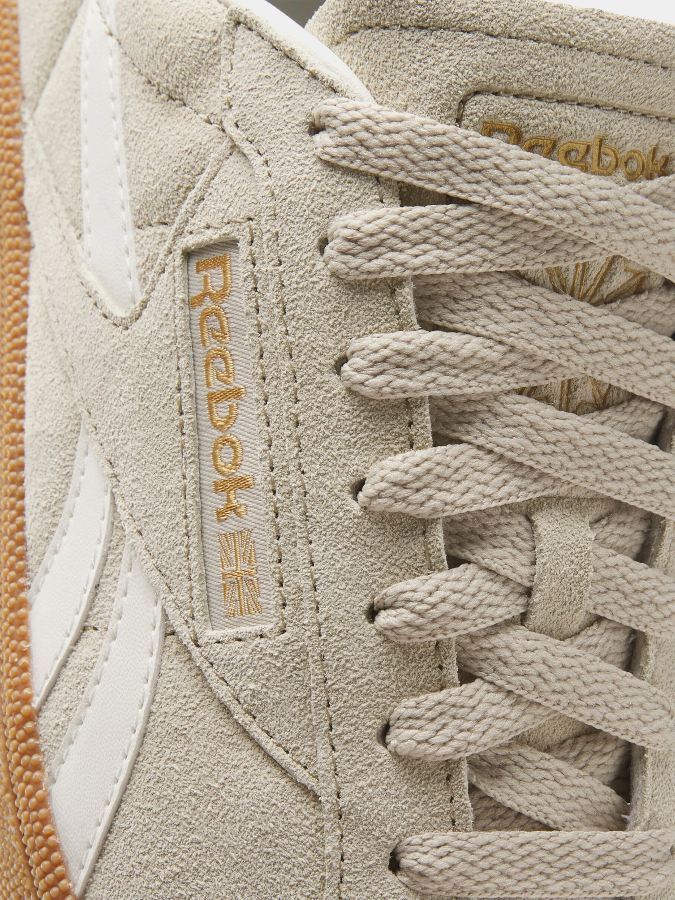 Женские кеды Reebok Club C Grounds Beige/Gum