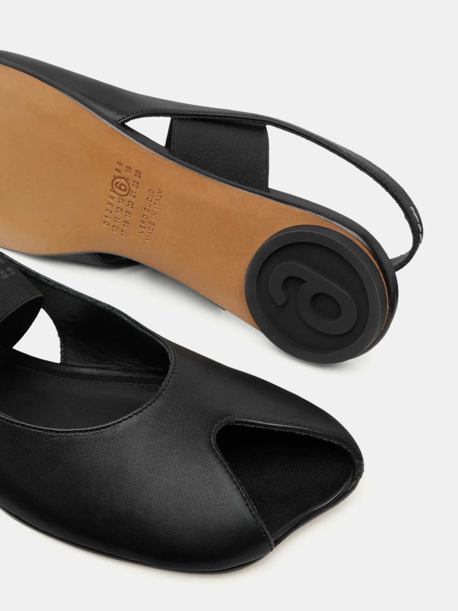 Женские сандалии MM6 Maison Margiela Anatamic Numeric Black
