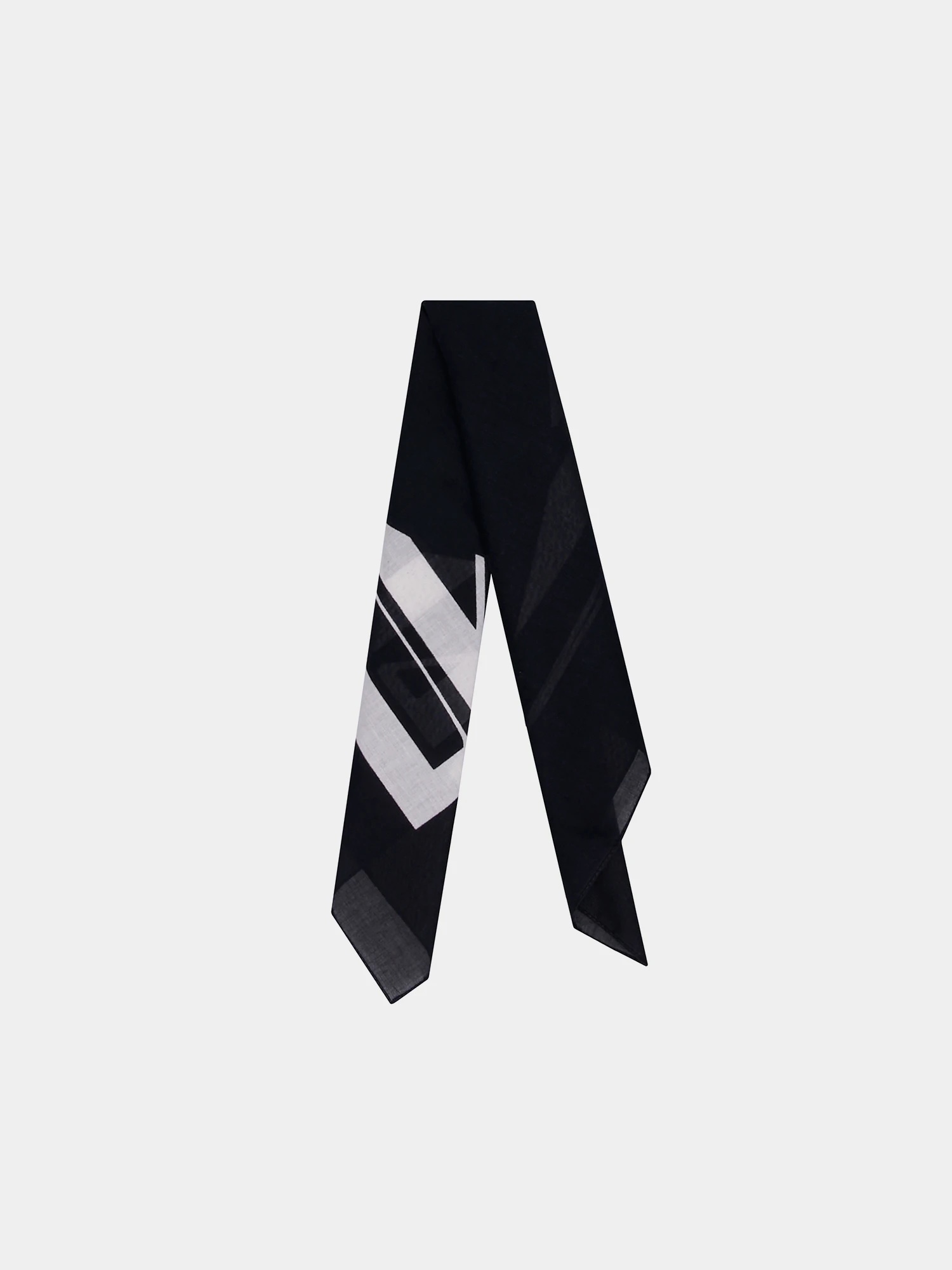 Шарф RICK OWENS DRKSHDW Woven Pashmina Black/Pearl