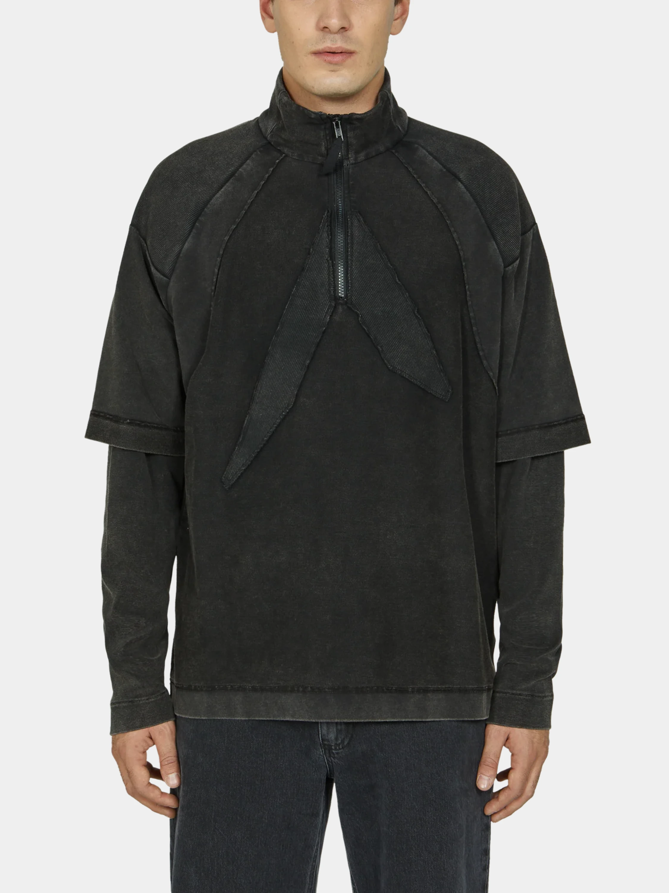 Халф-зип 1017 ALYX 9SM Sleeve With Zip Black