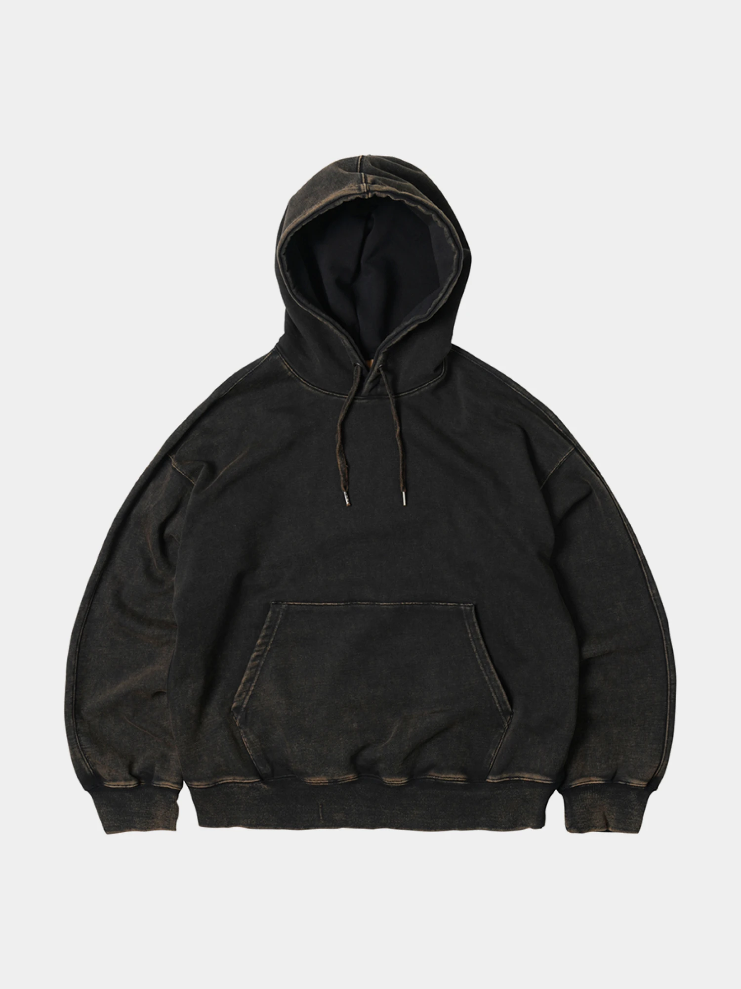 Худи FrizmWORKS OG Vintage Dyeing Pullover Black Brown