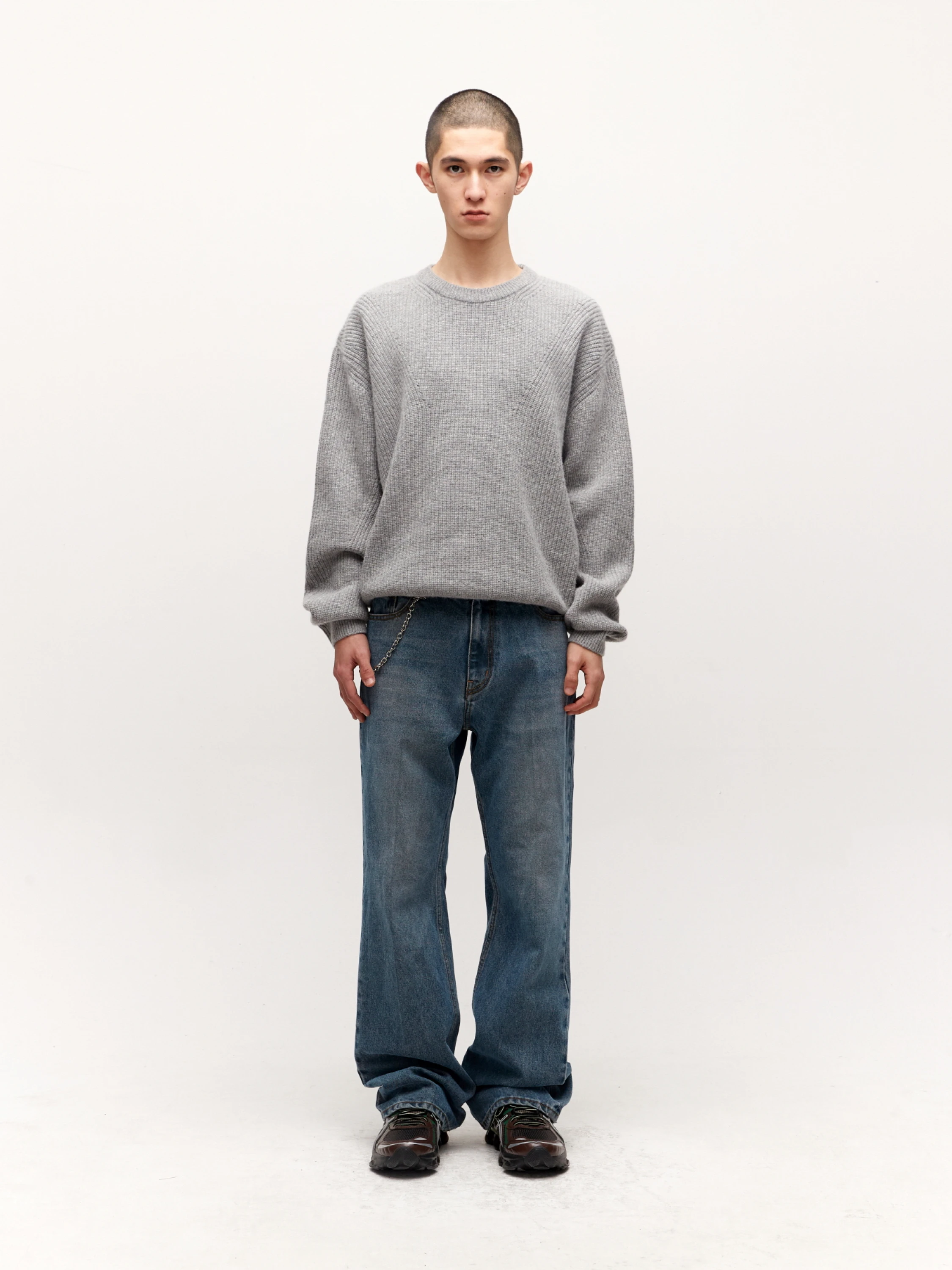 Свитер COOR Cashpop Tweed Light Grey