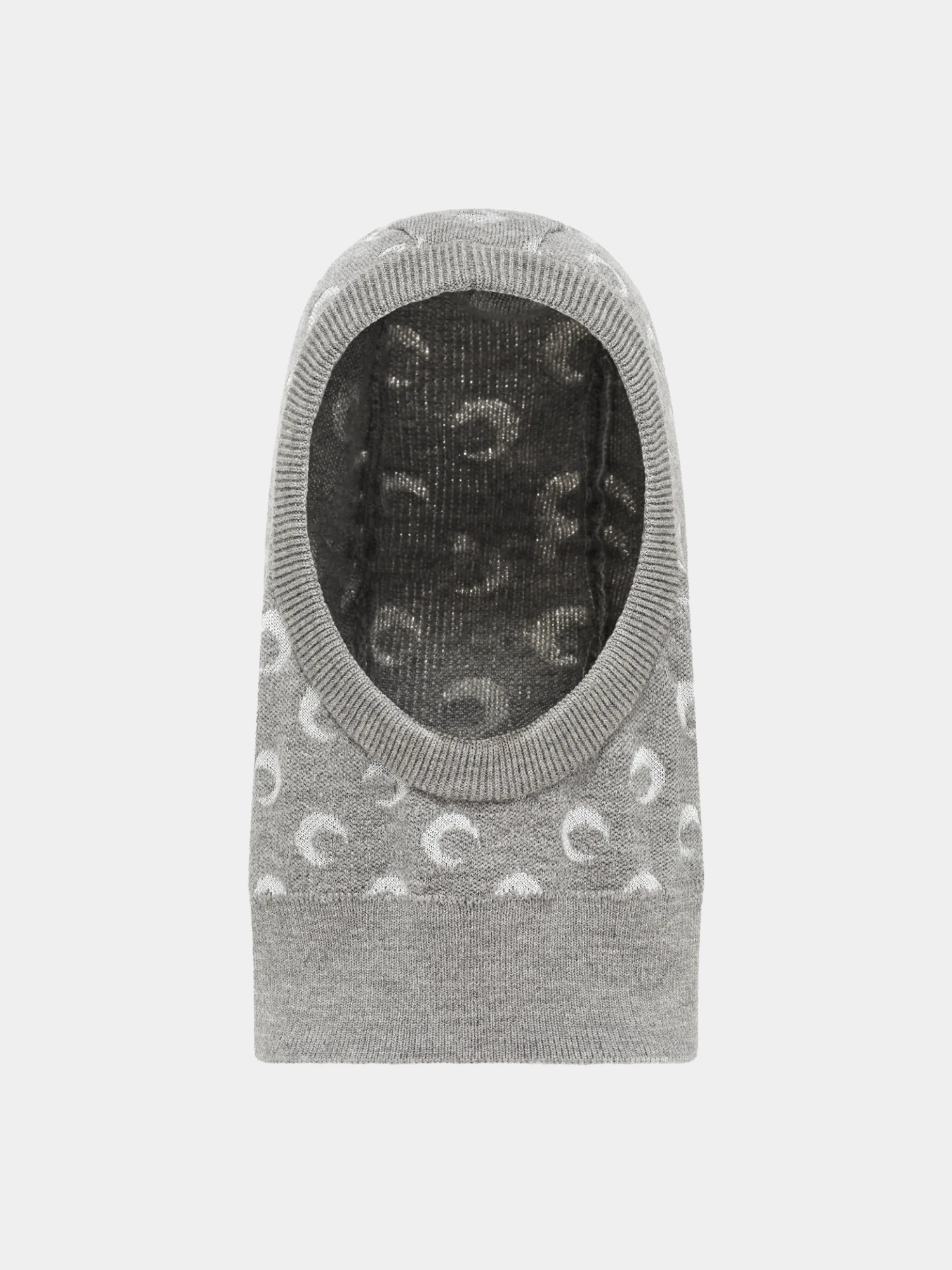 Балаклава Marine Serre Moon Jacquard Knit Misty Grey