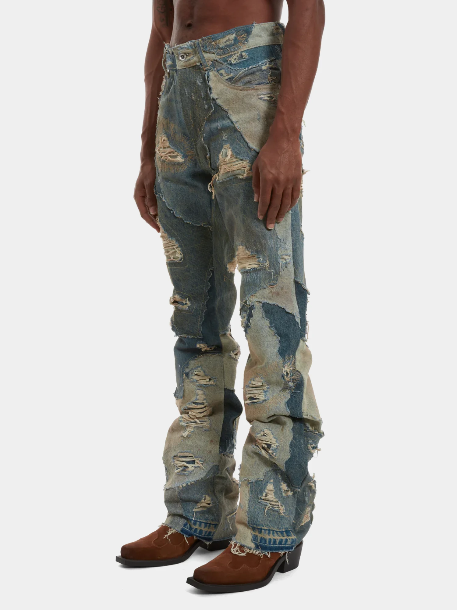 Джинсы WHO DECIDES WAR Unearthed Denim