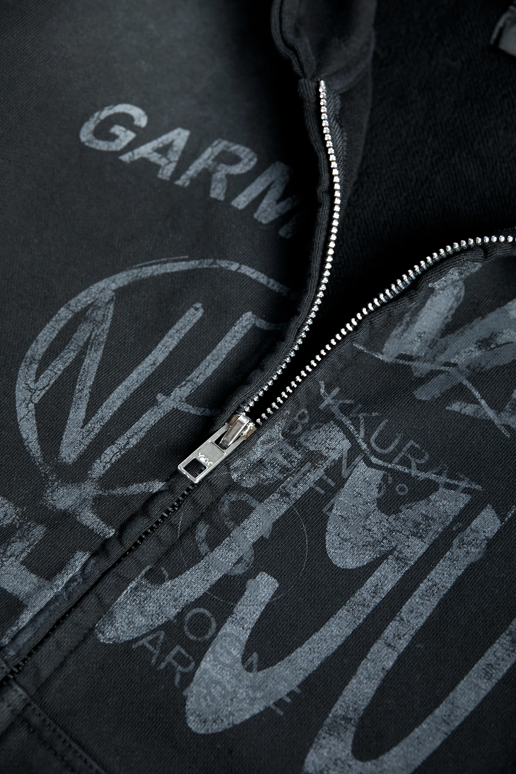 Зип-худи NO/FAITH STUDIOS Split Zip Jacket Used Black