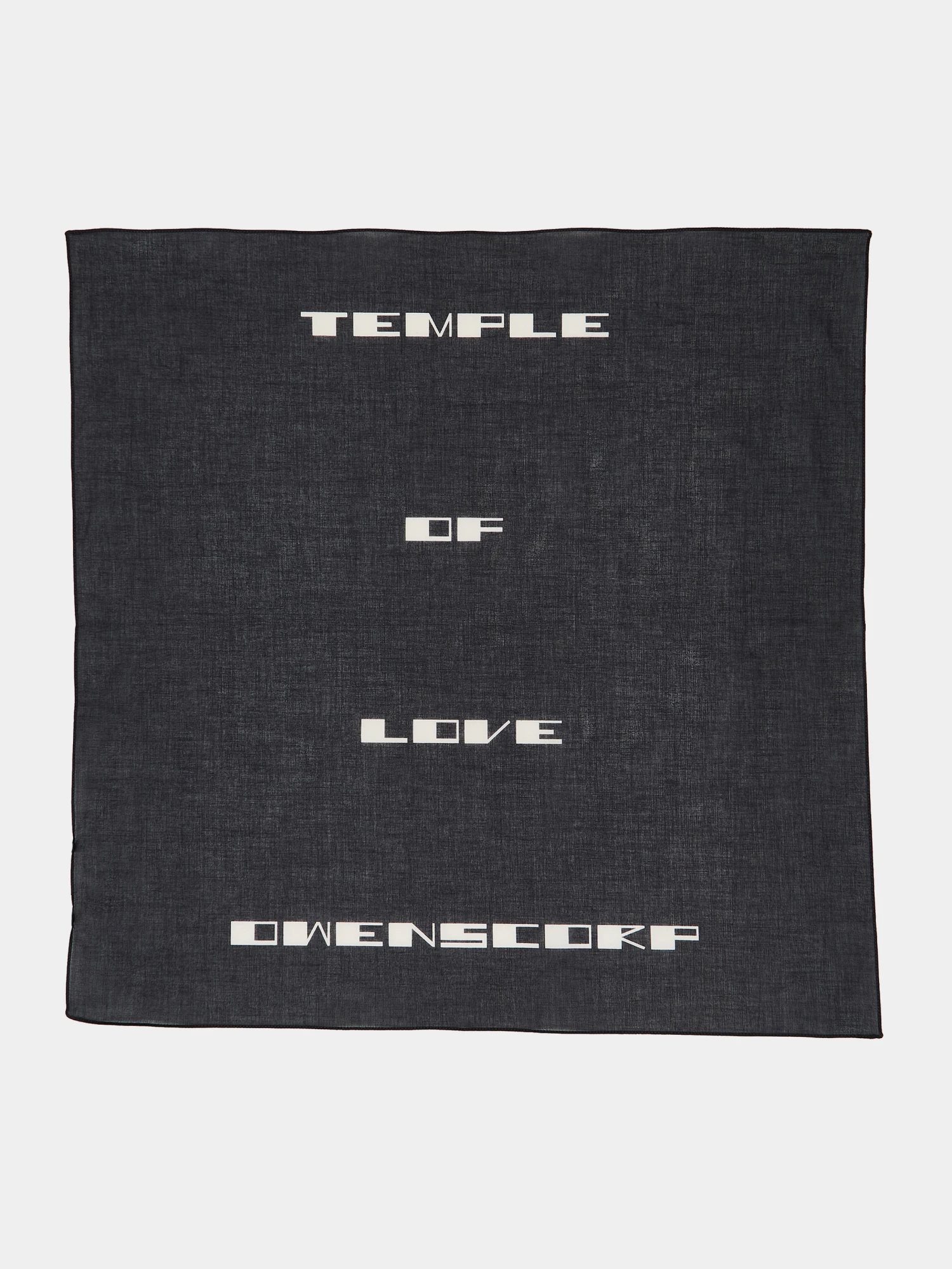 Шарф RICK OWENS DRKSHDW Flag Black/Milk