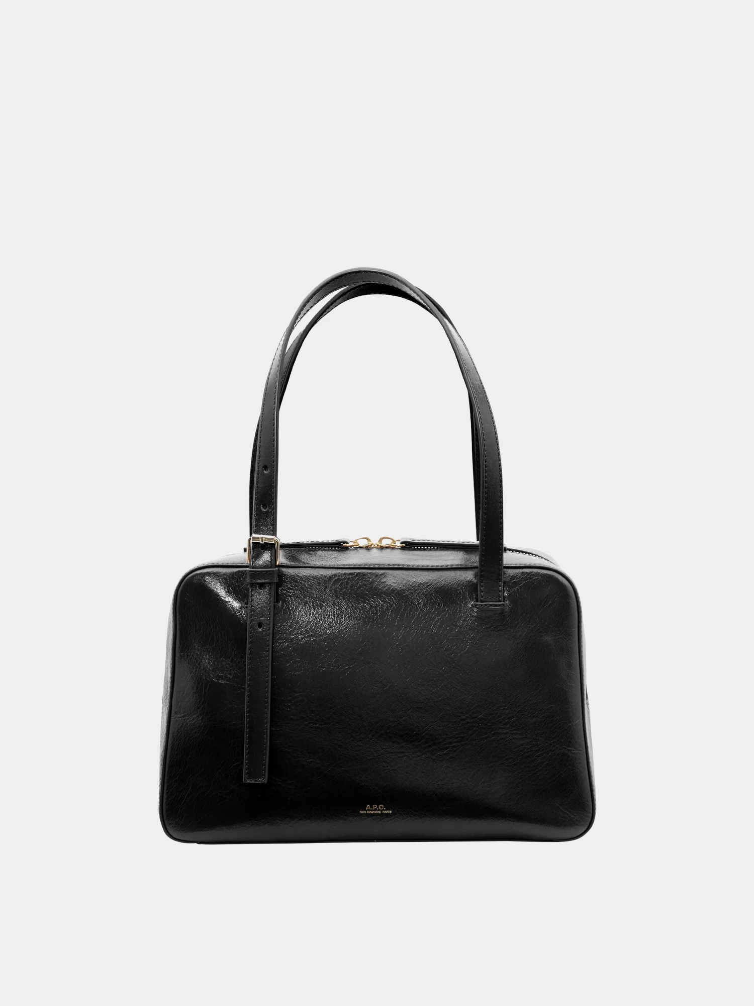 Сумка A.P.C. Virginie Box Crinkled Leather Noir