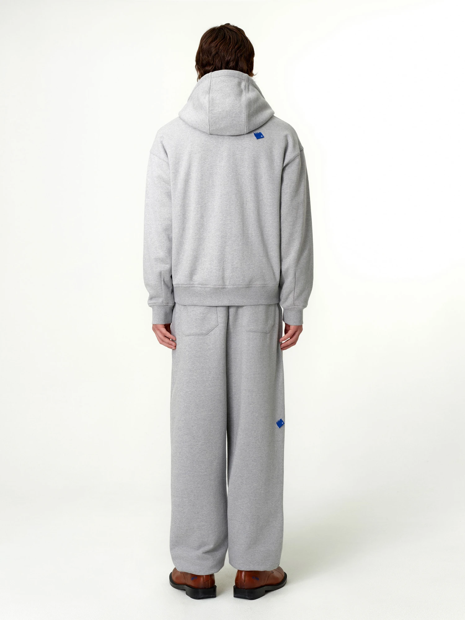 Зип-худи ADERERROR Sig BL Tag Hoodie Zip-Up 02 Grey