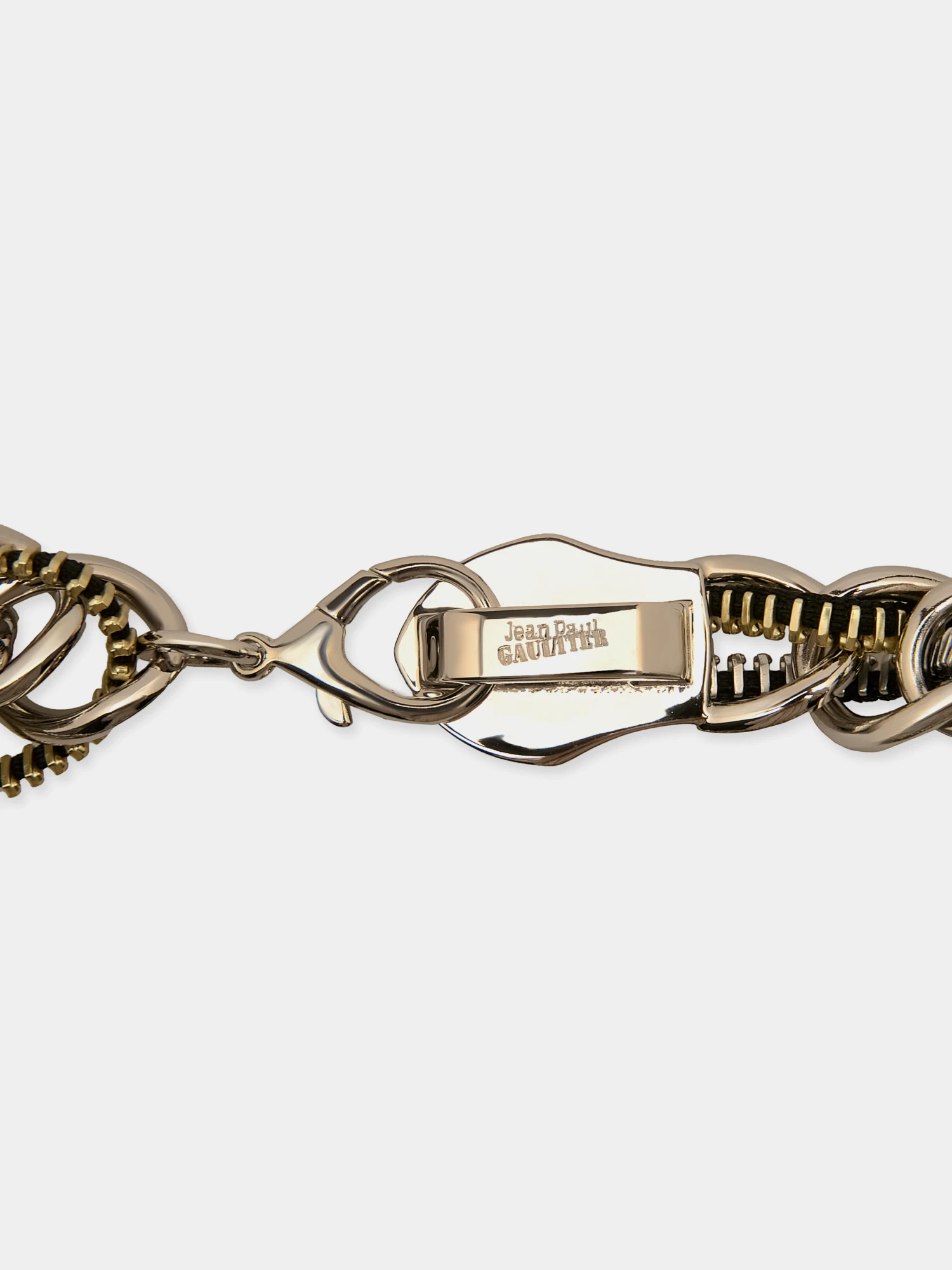 Ожерелье Jean Paul Gaultier Zippers Silver/Black/Gold