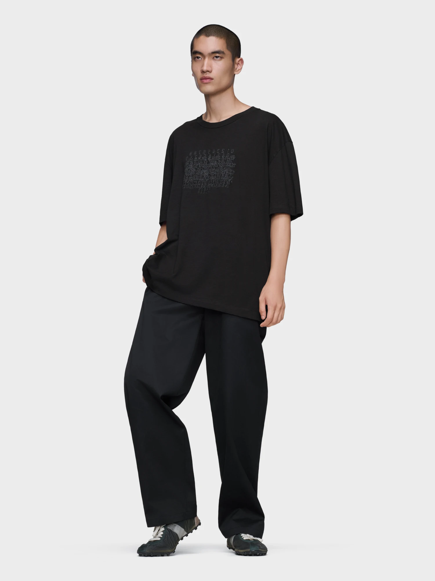 Футболка Maison Margiela Numbers Oversize Black