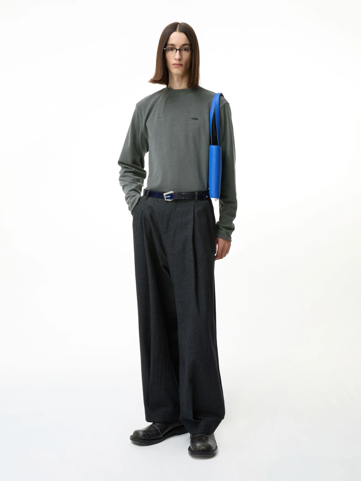 Ремень ADERERROR Keresto Product. 102 Black/Blue