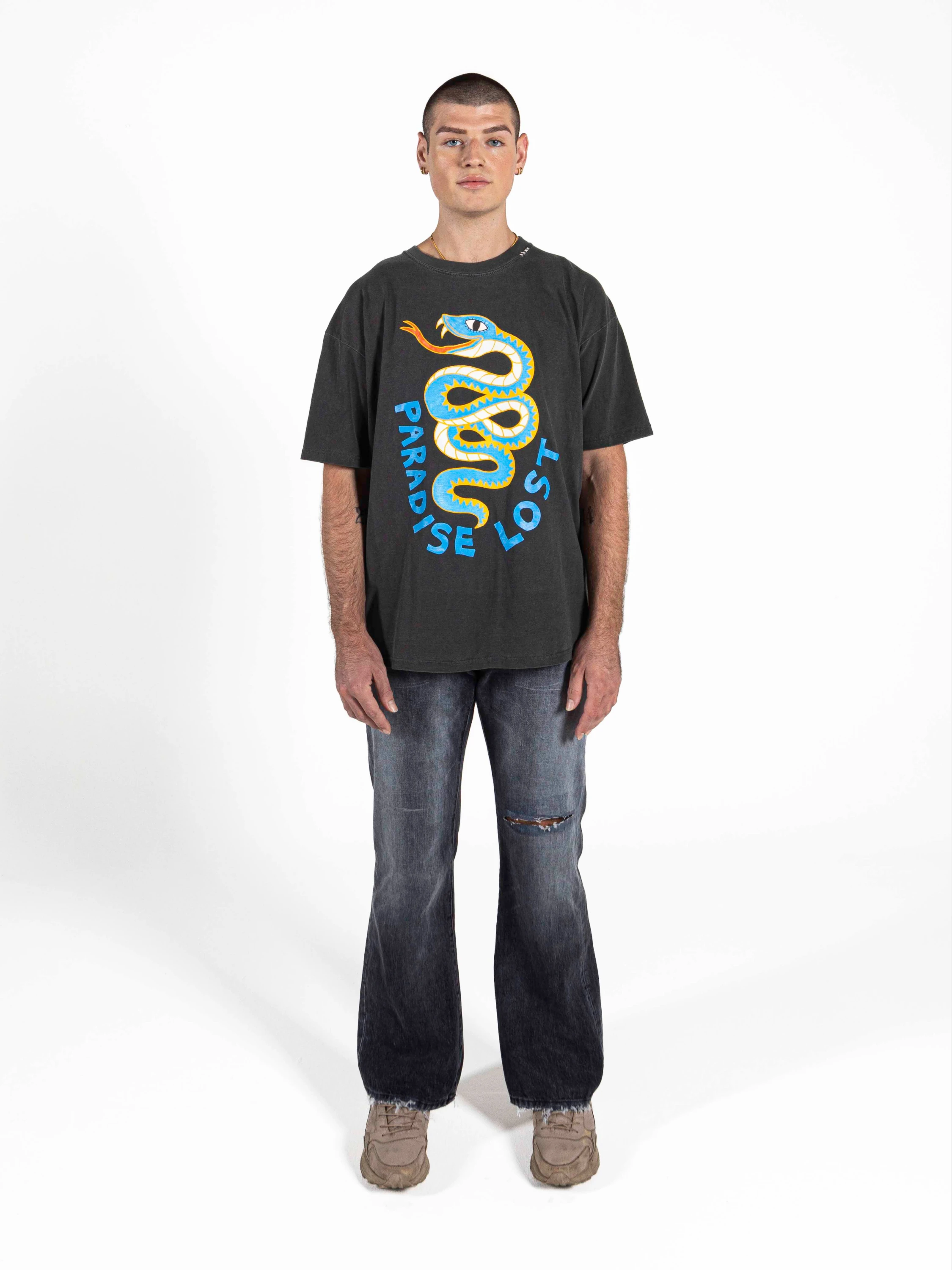 Футболка ALCHEMIST Paradise Snake T-shirt Jet Black