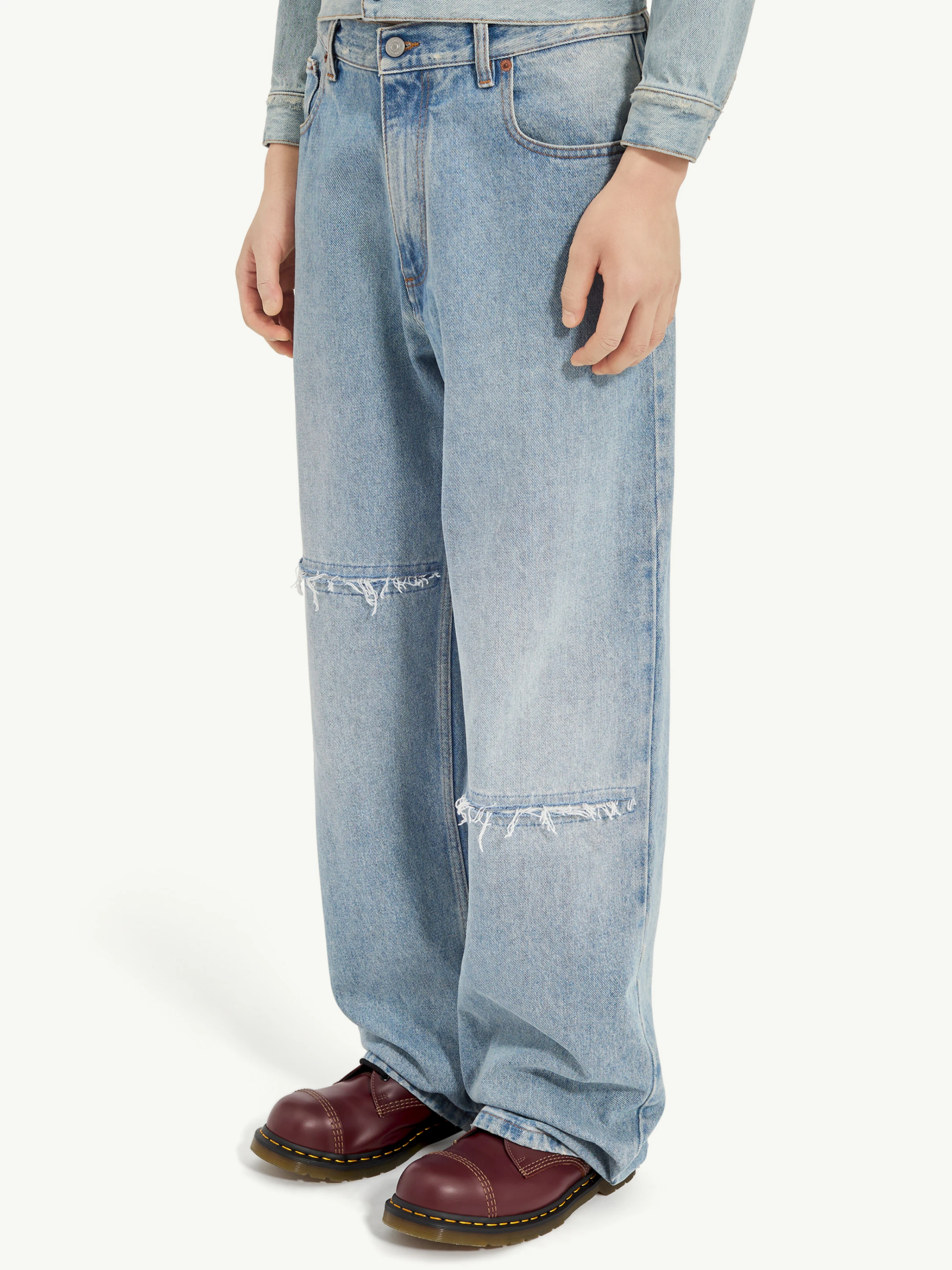 Джинсы MM6 Maison Margiela Five Pocket Blue