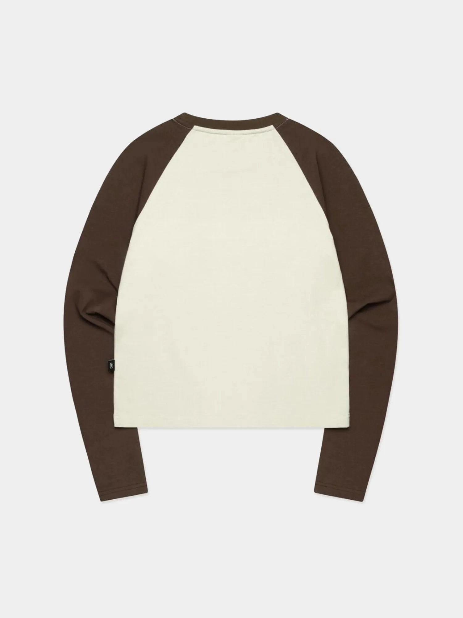 Женский лонгслив LMC Wm Gradation Lettering Raglan Long Brown