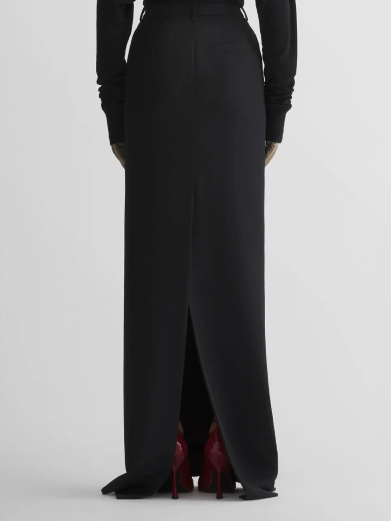 Женская юбка MUGLER Long Tailored Black