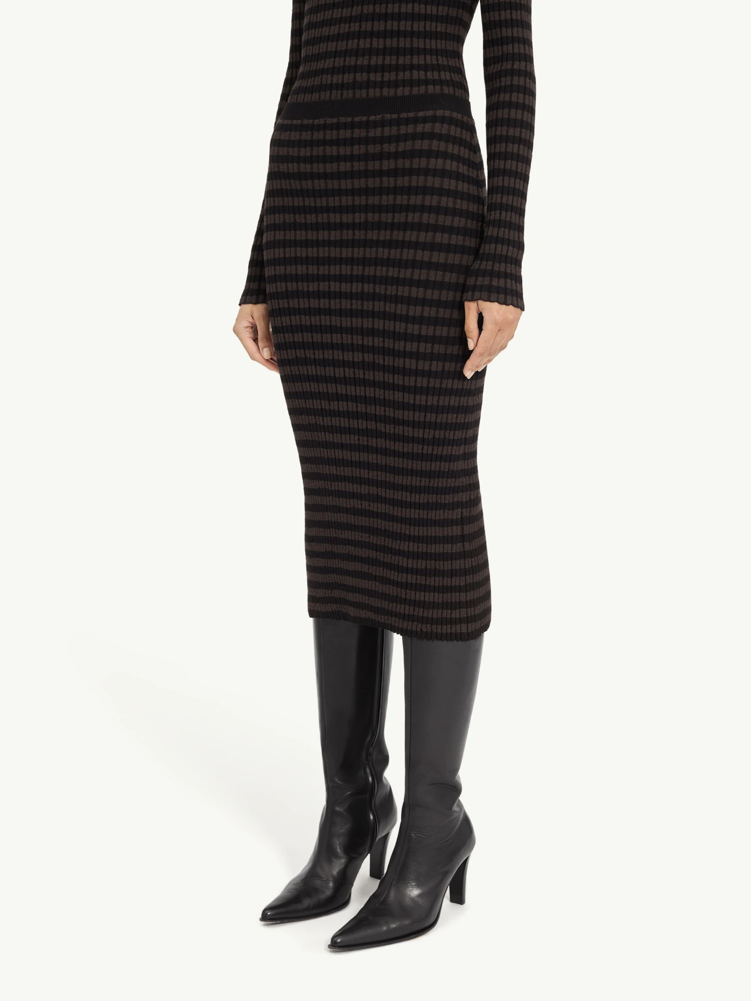 Женская юбка MM6 Maison Margiela Midi Black