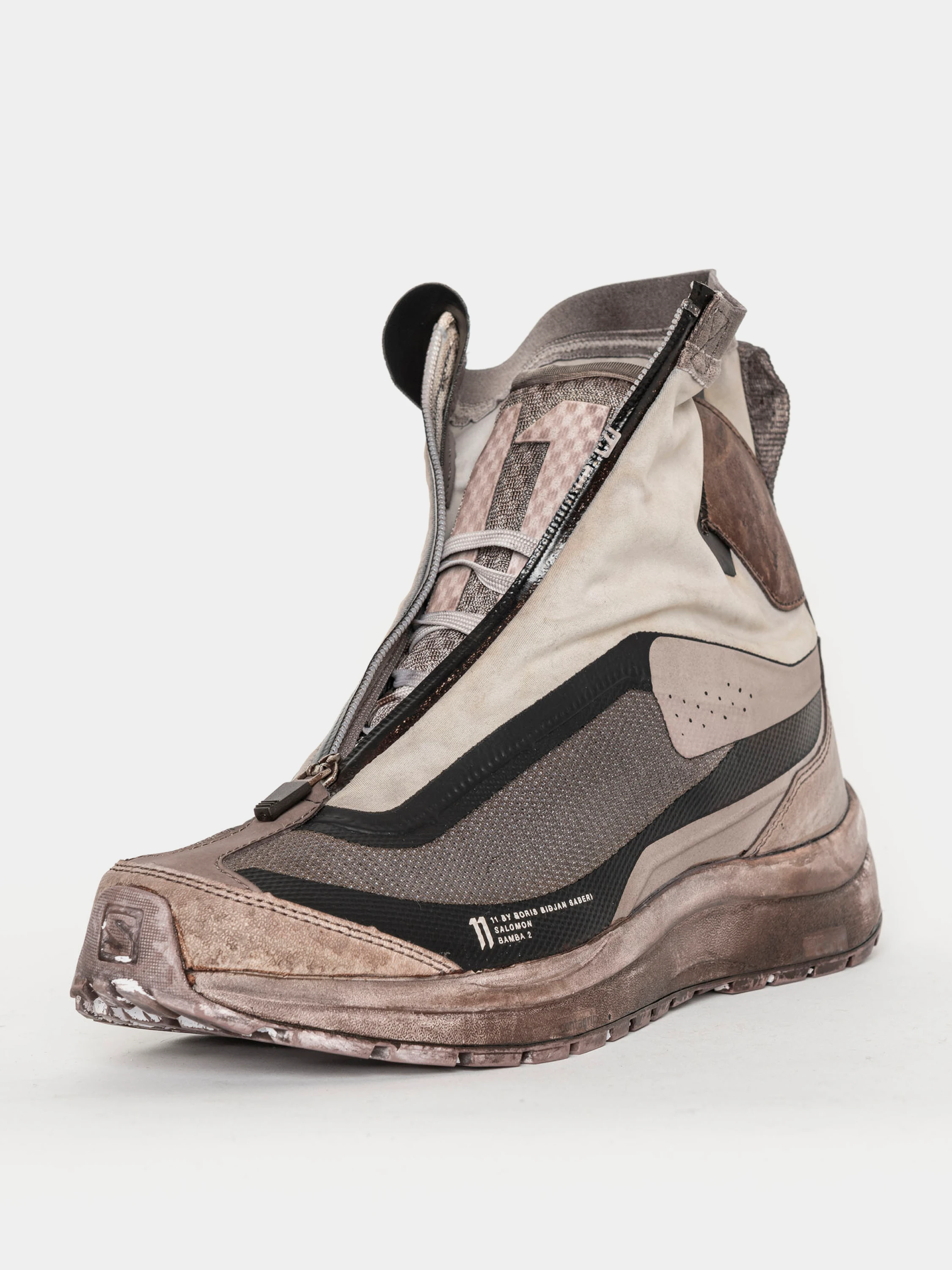 Кроссовки 11 by Boris Bidjan Saberi X Salomon Bamba2 High Dirty Grey