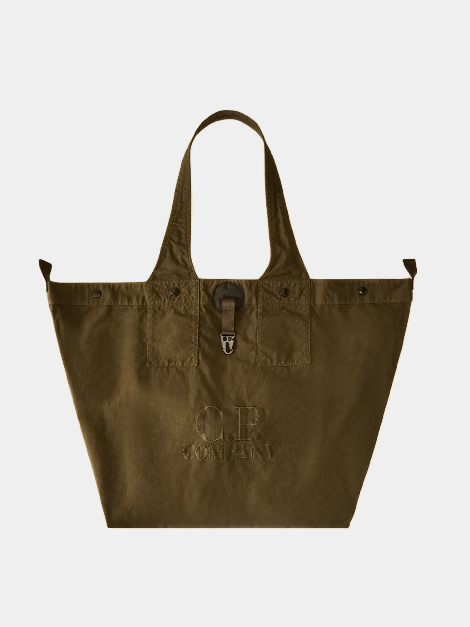 Тоут C.P. Company Twill Left Hand Logo Ivy Green